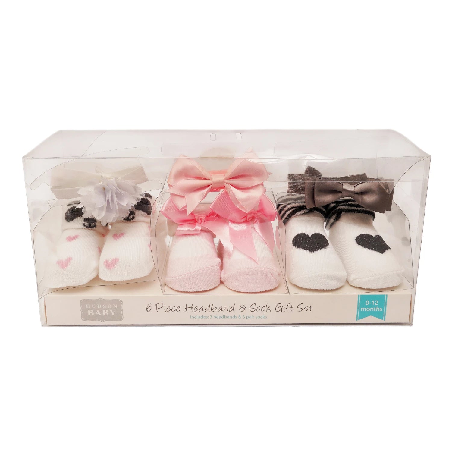 Hudson Baby 3 Pair Socks Set