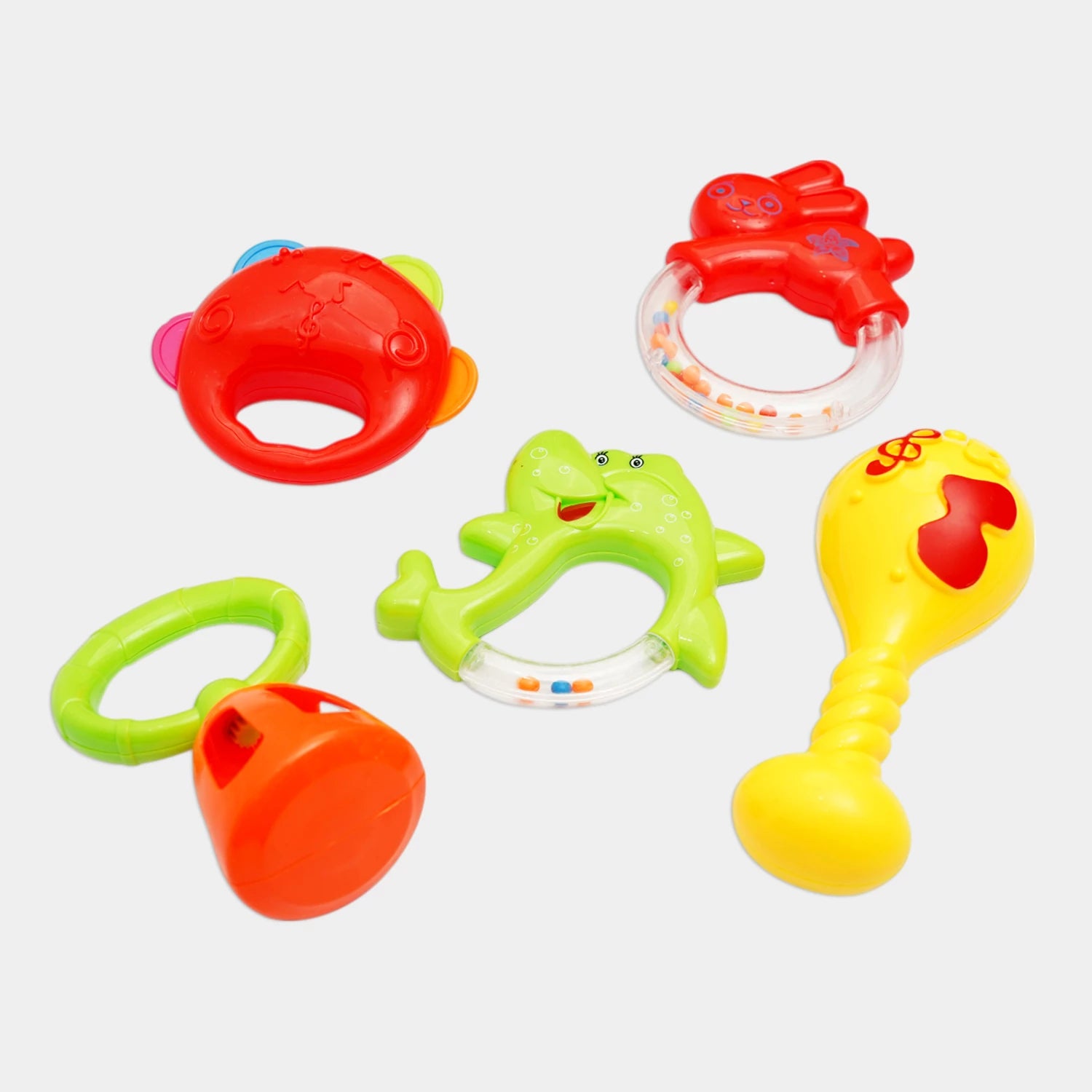 Baby Concert Rattle Toy Set – 6 Pieces