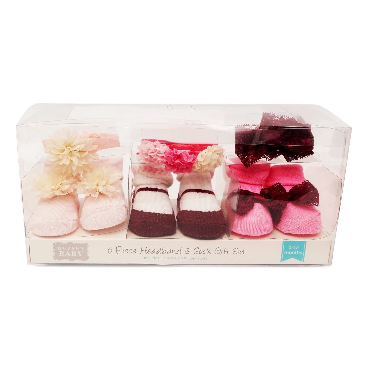 Hudson Baby 3 Pair Socks Set