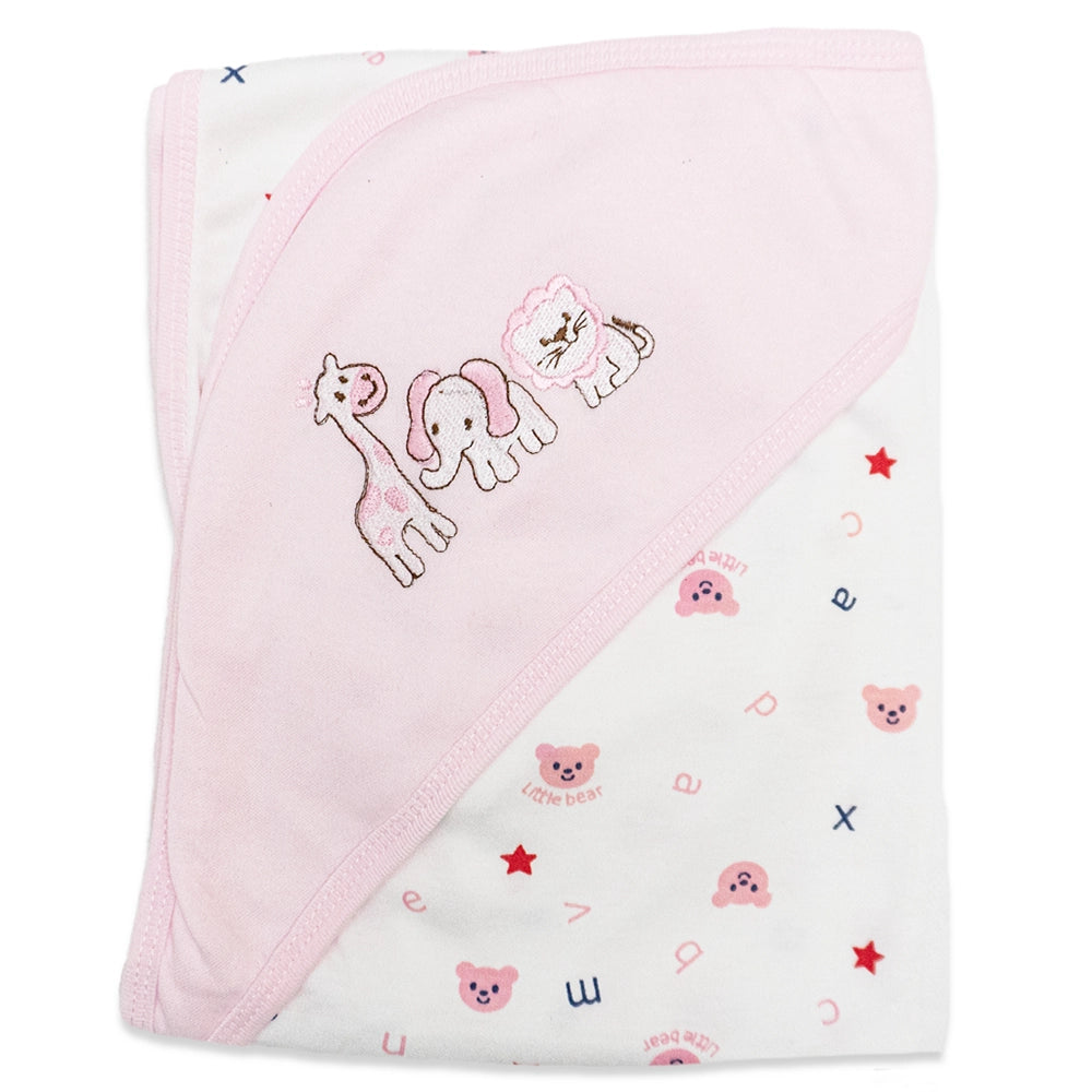 Hooded Wrapping Sheet | Soft & Cozy Baby Wrap with Attached Hood