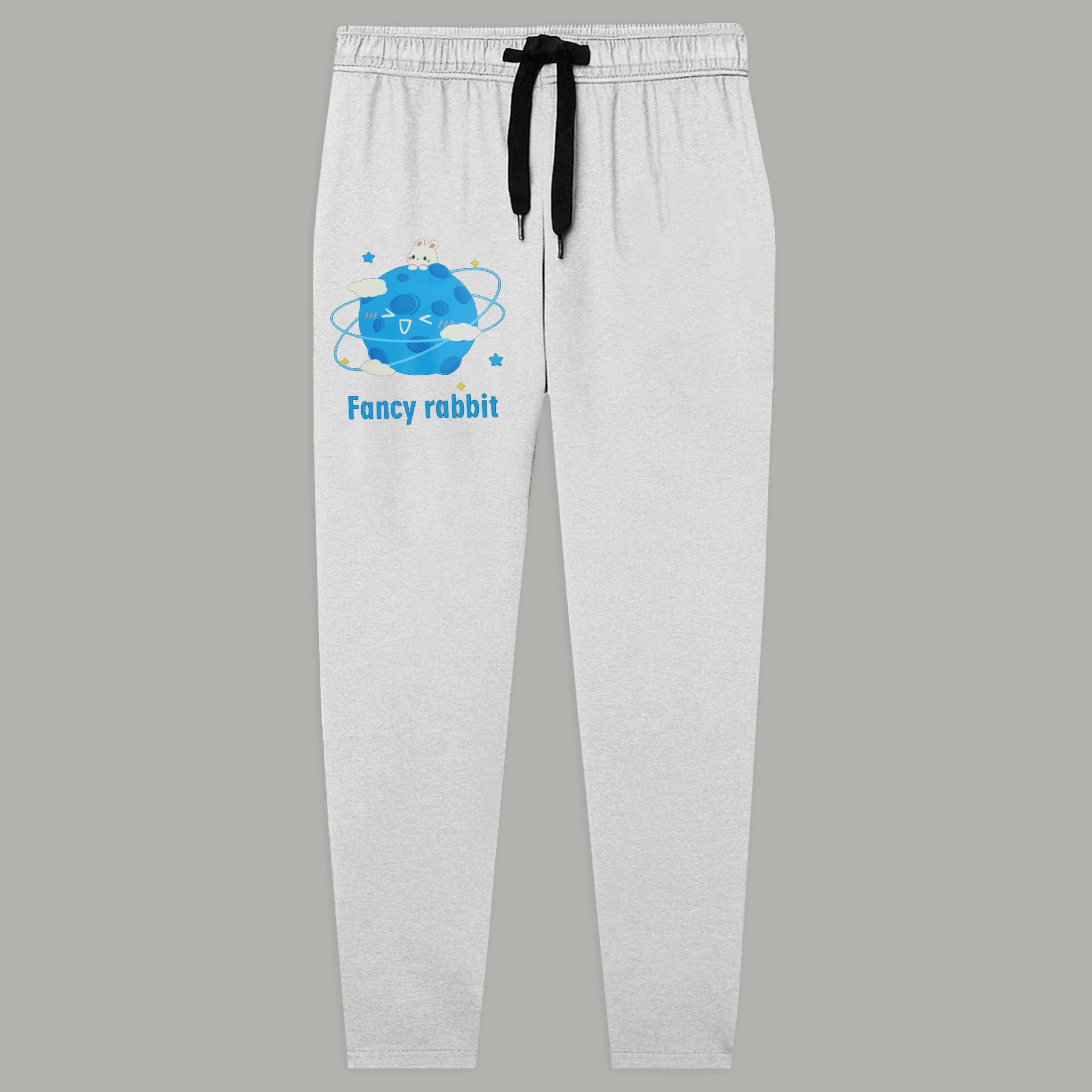 Kids Jersey Cotton Sticker Trousers – Gray