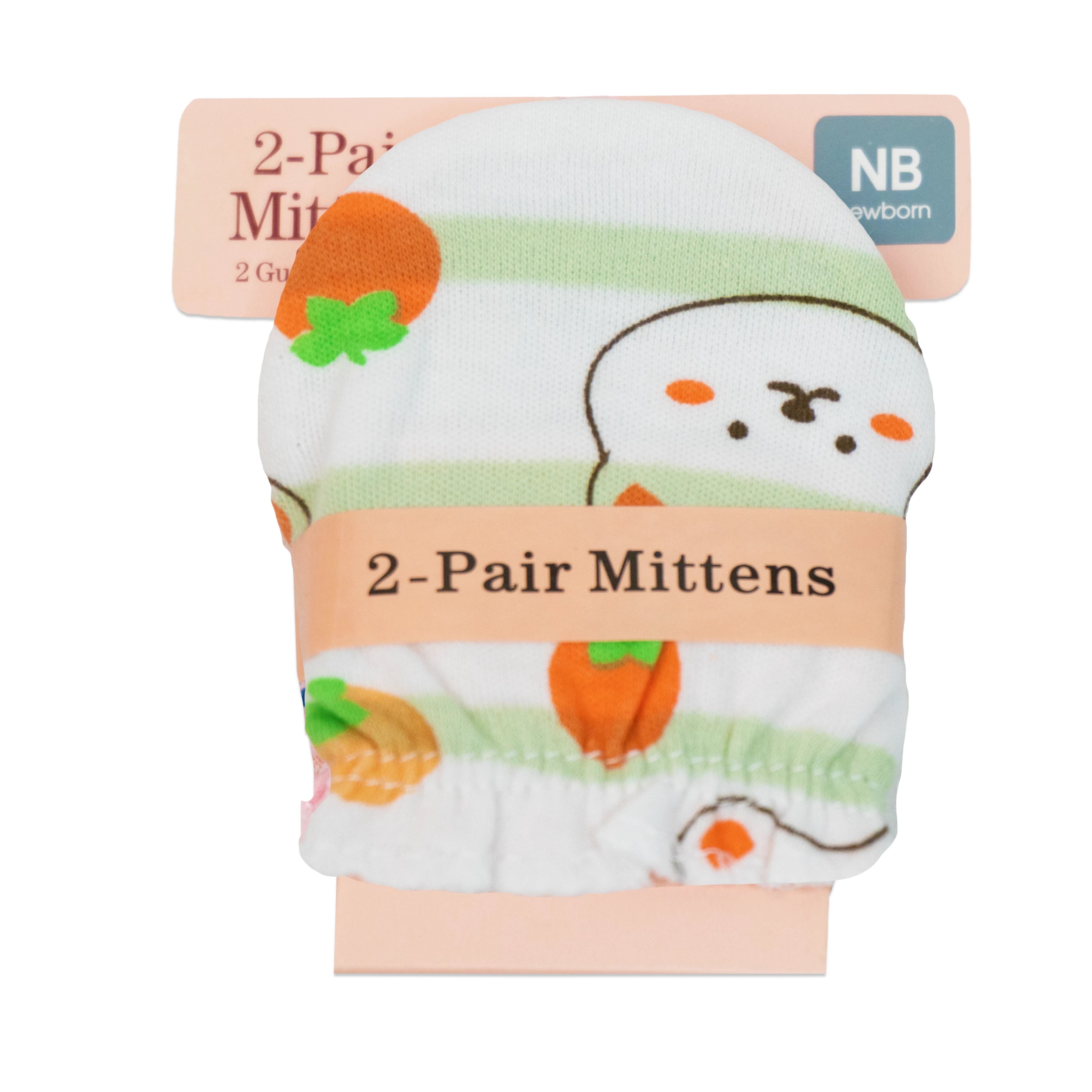 Baby Cotton Mittens Pack of 2