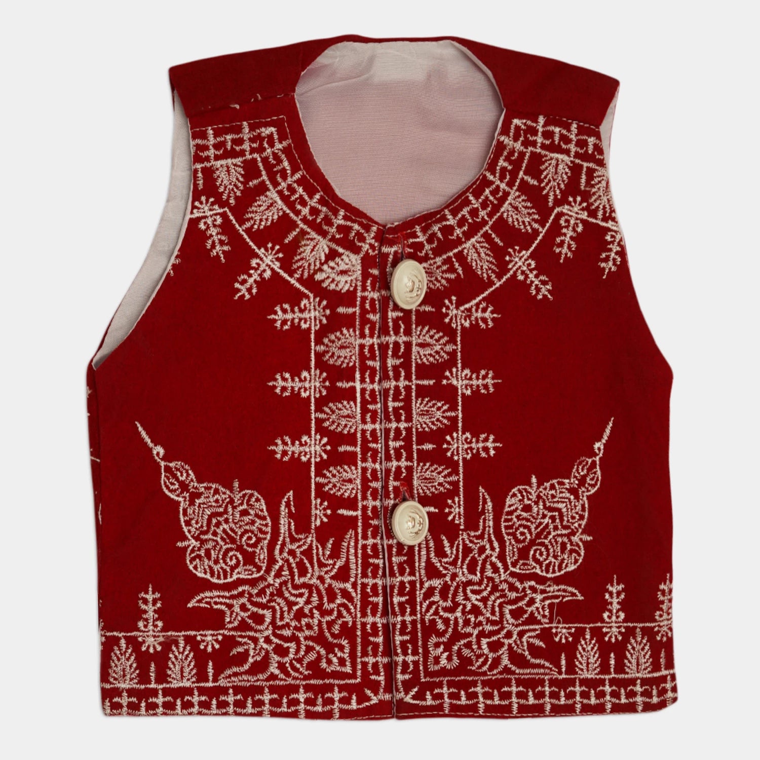 Kids 3-Piece Kurta Shalwar Waistcoat Set