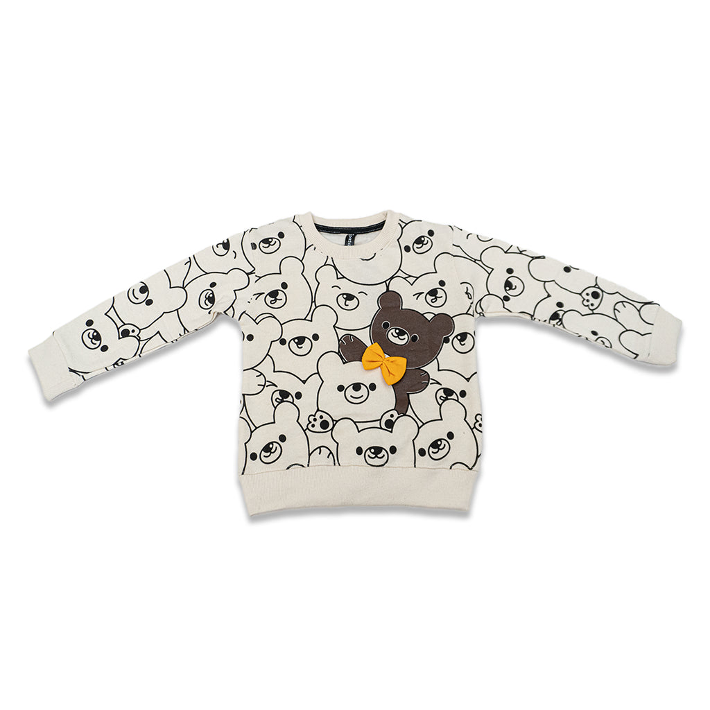 Kids Bear w/ Bow Fleece Winters Tracksuit
