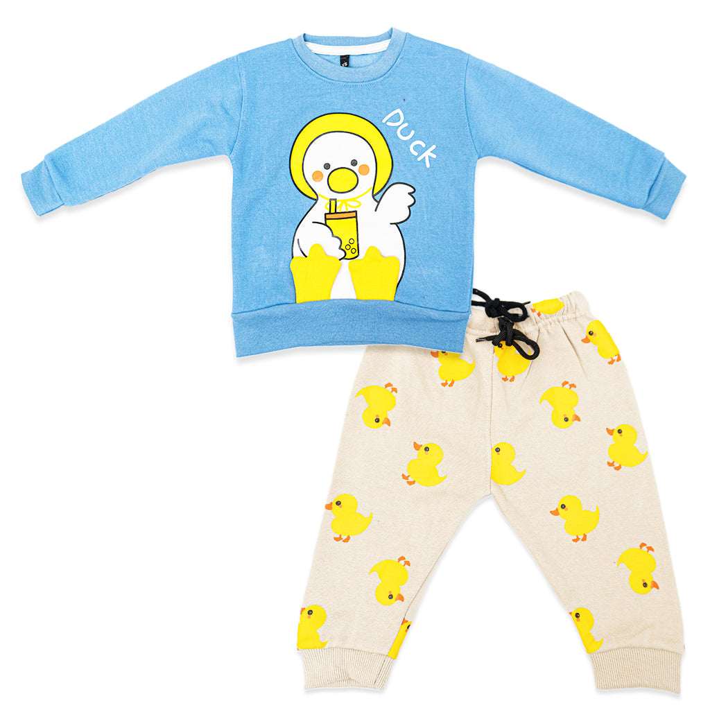 Kids Duck Fleece Winter Tracksuit