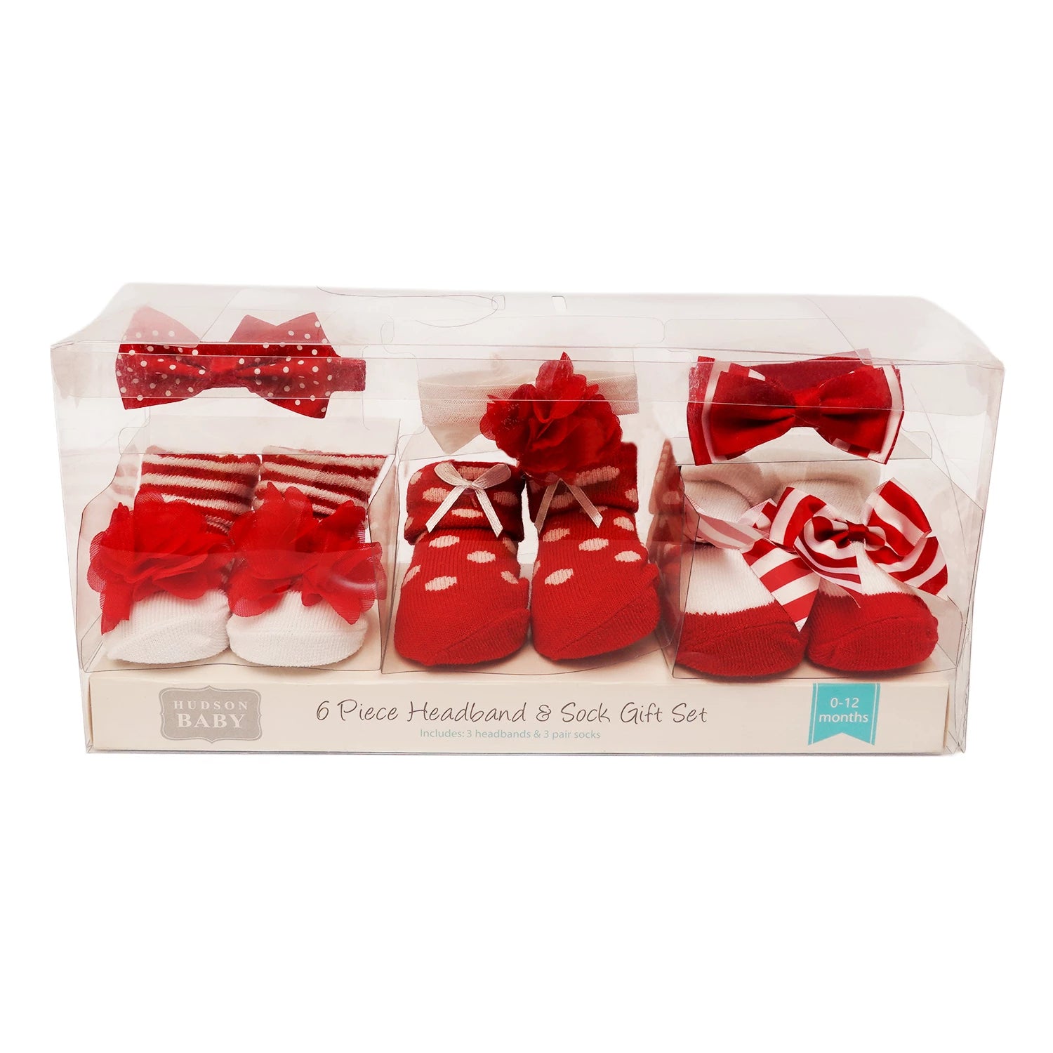 Hudson Baby 3 Pair Socks Set