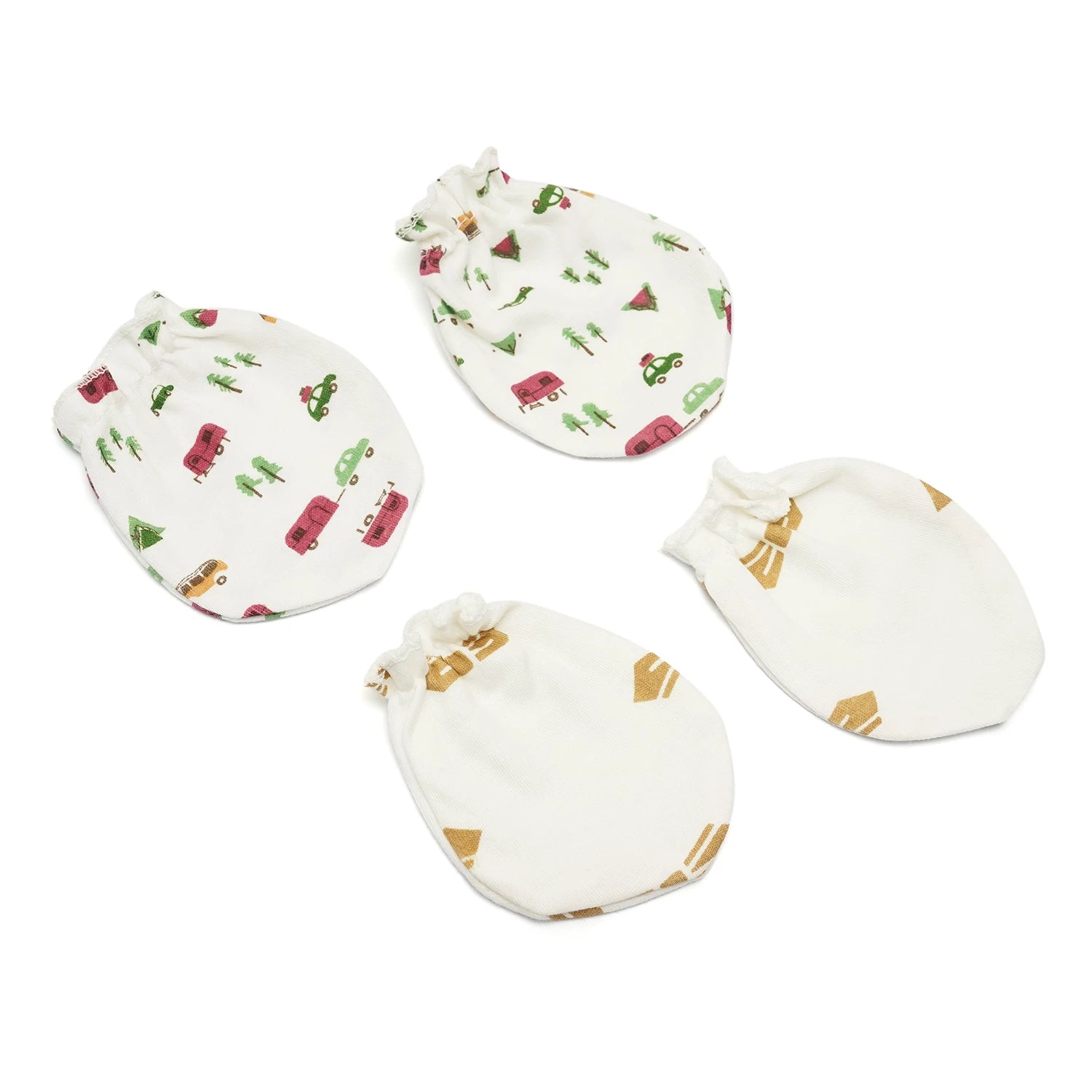 Baby Cotton Mittens Pack of 2
