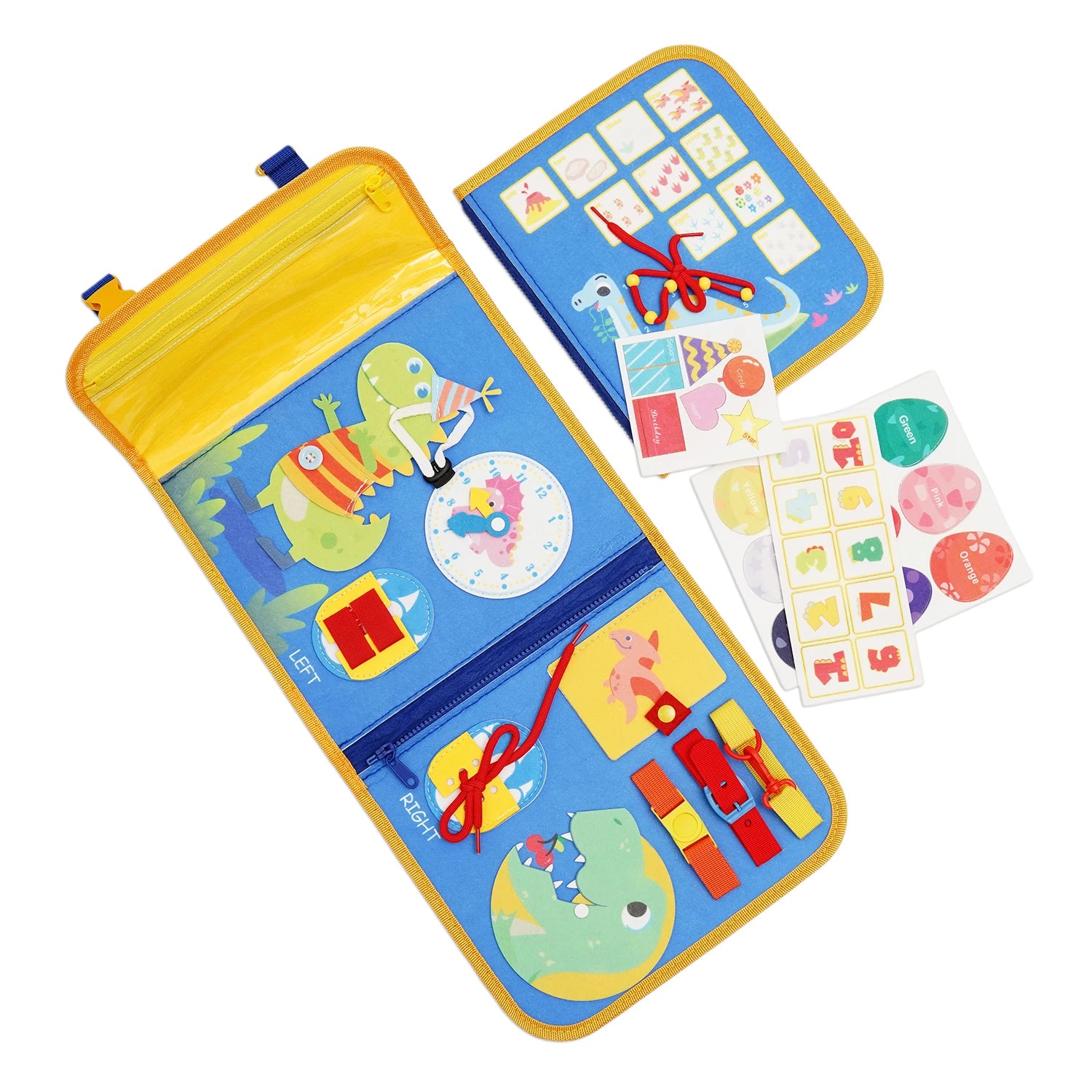 Sensory Activity Board Backpack Toy for Kids