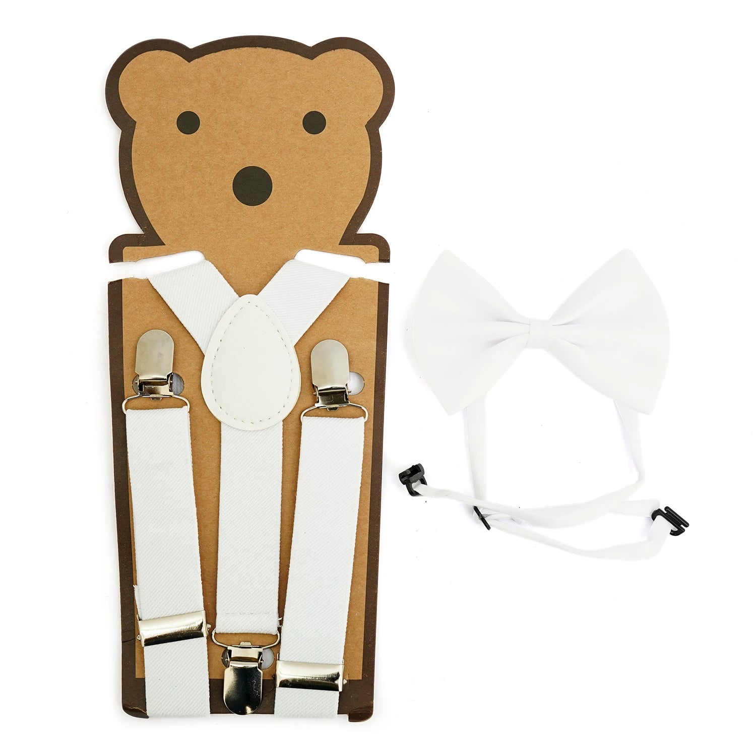 Kids Adjustable Suspenders & Bow Tie Set