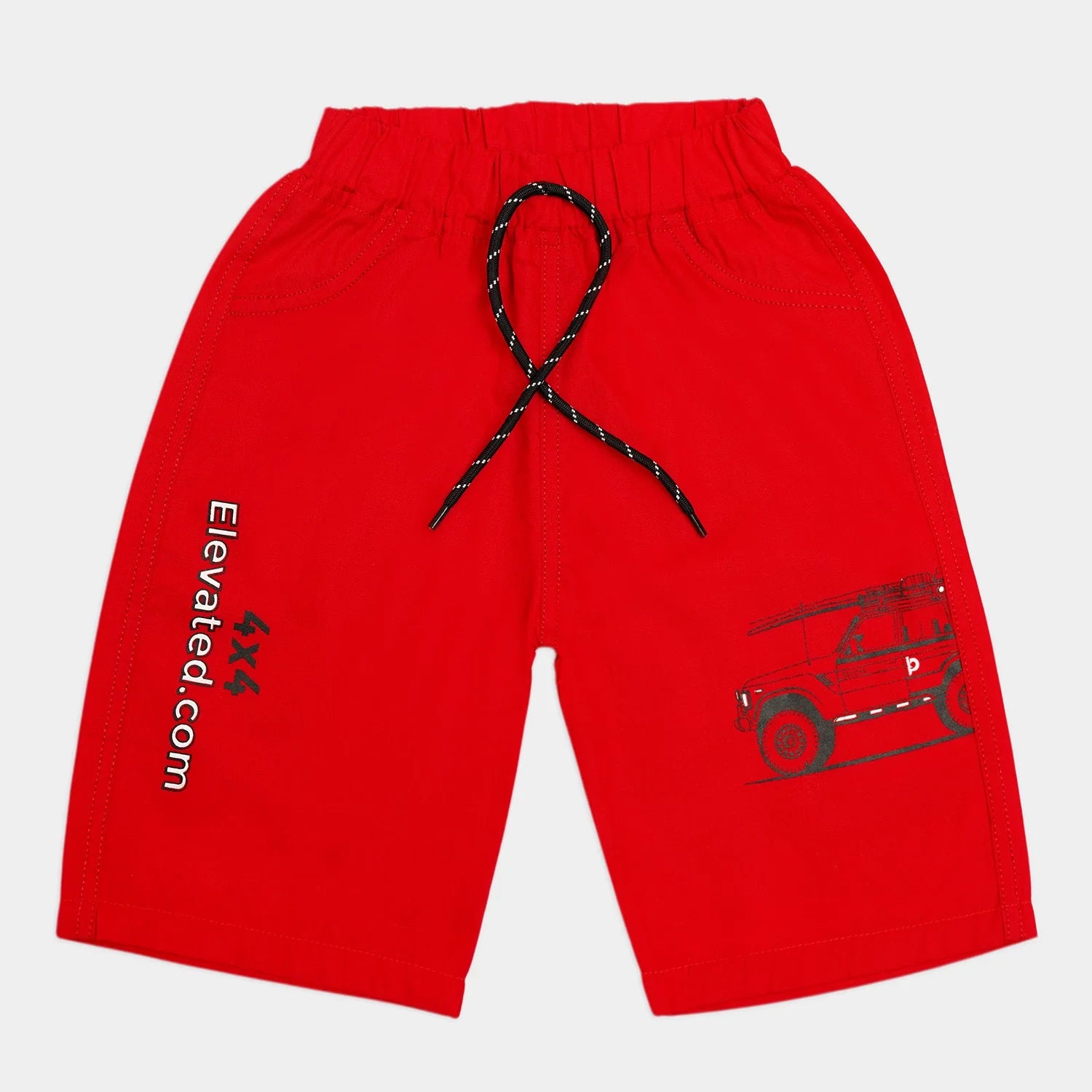Kids’ 2-Piece Suit – Sleeveless Shirt & Shorts (Jeep Design)