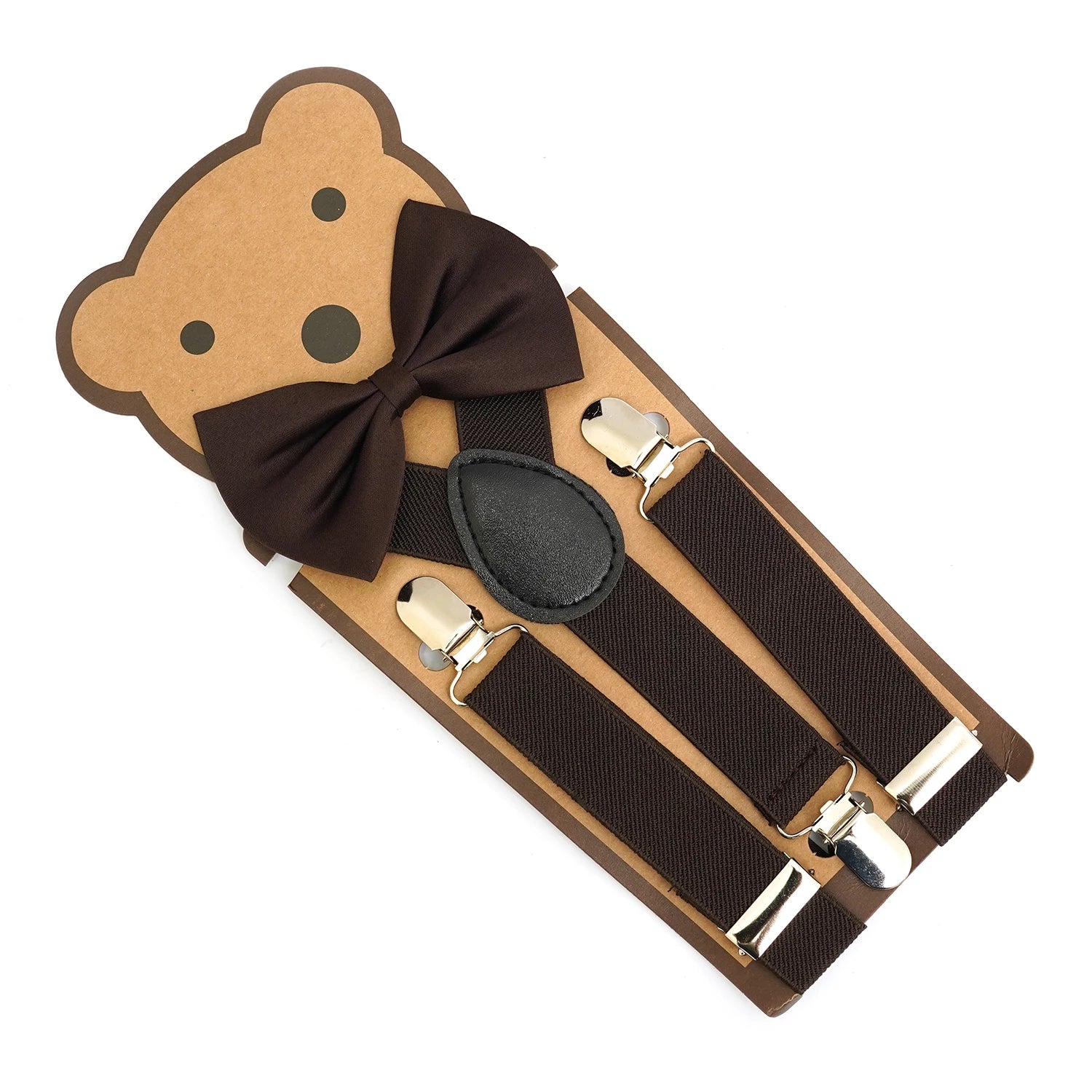 Kids Adjustable Suspenders & Bow Tie Set