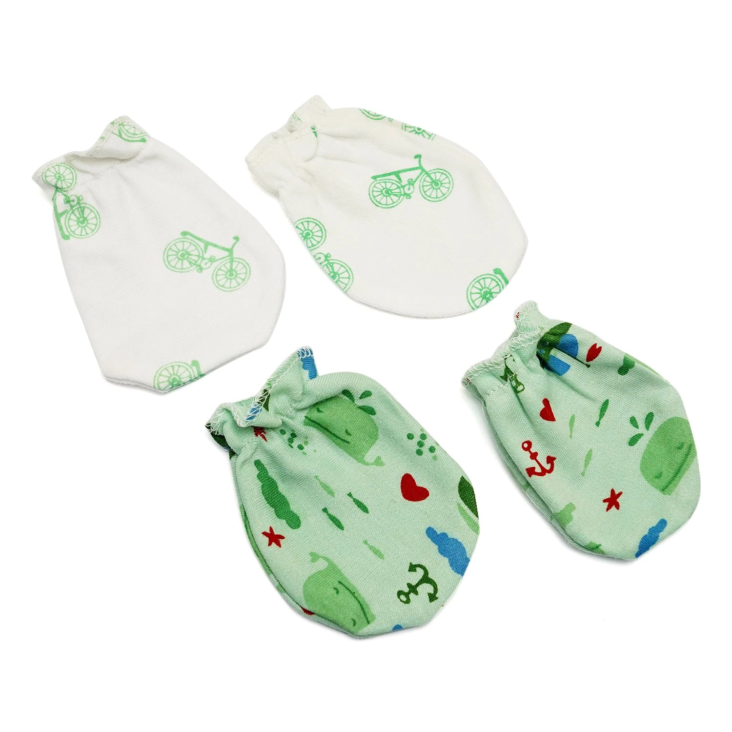 Baby Cotton Mittens Pack of 2