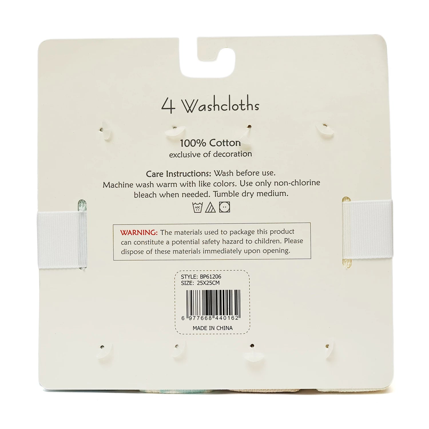 Baby Face Towels – Pack of 4 Soft Washcloths