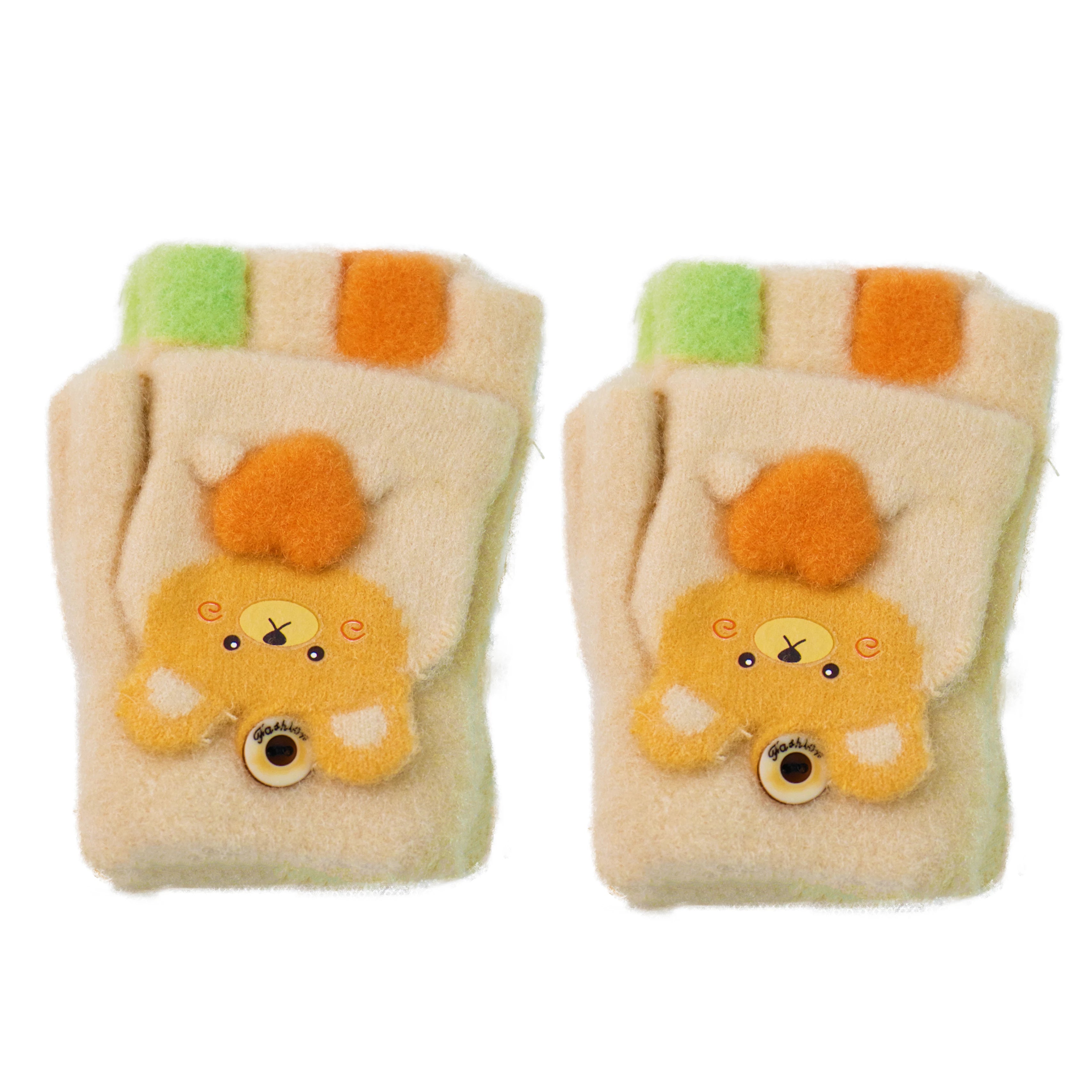 Aiyi Wool Half-Finger Gloves – Warm and Functional