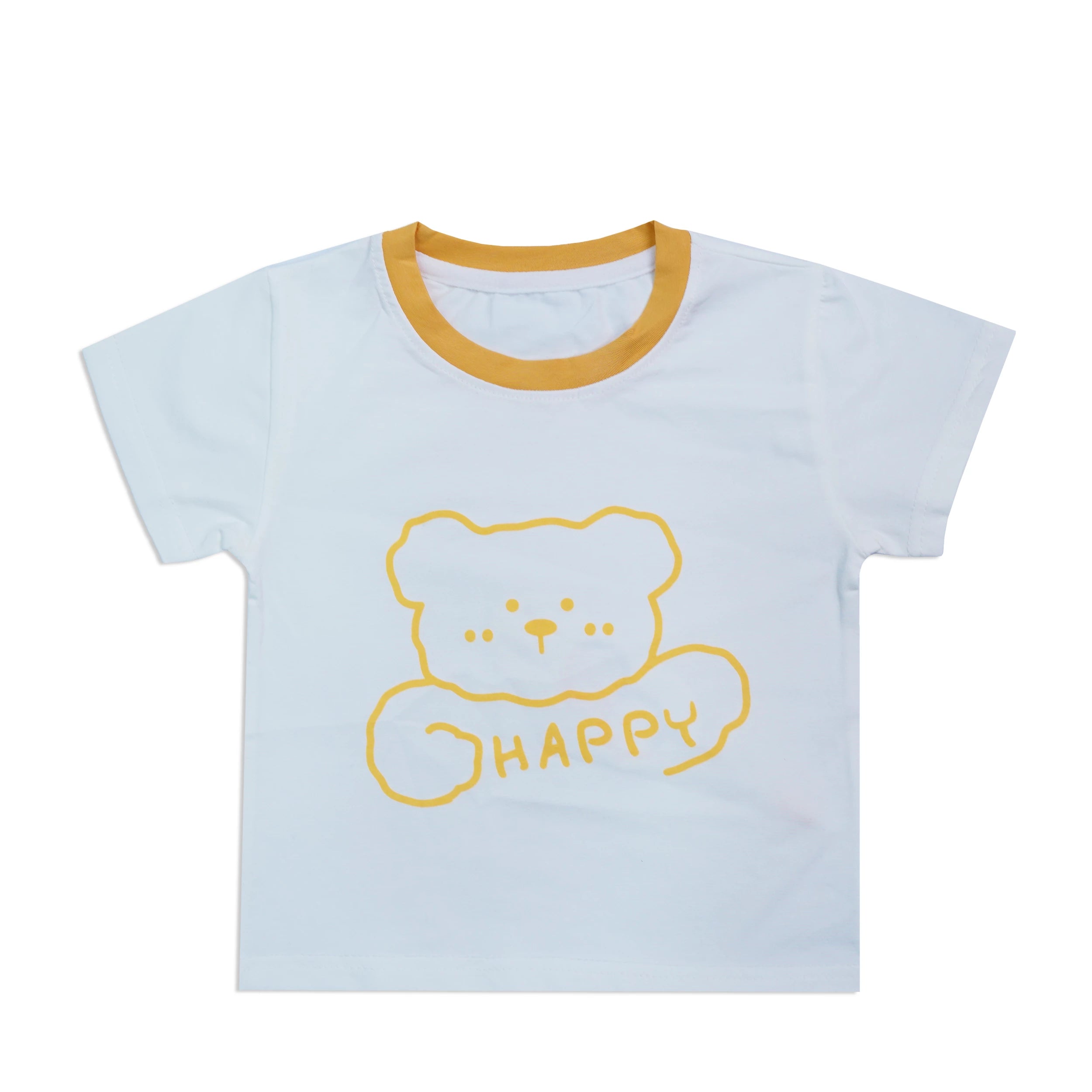 Happy Bear 2-Piece Dungarees & T-Shirt Set for Kids