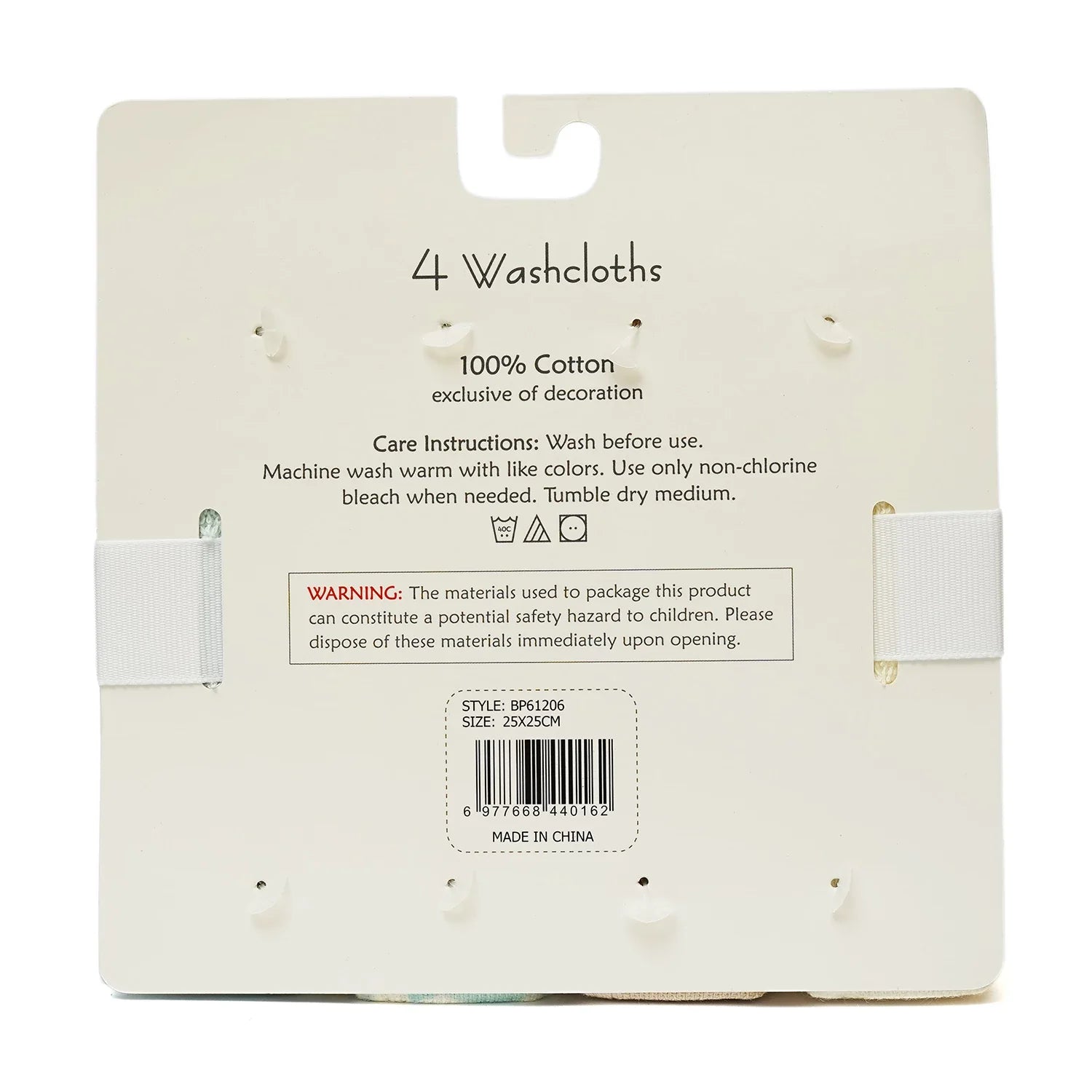 Baby Face Towels – Pack of 4 Soft Washcloths