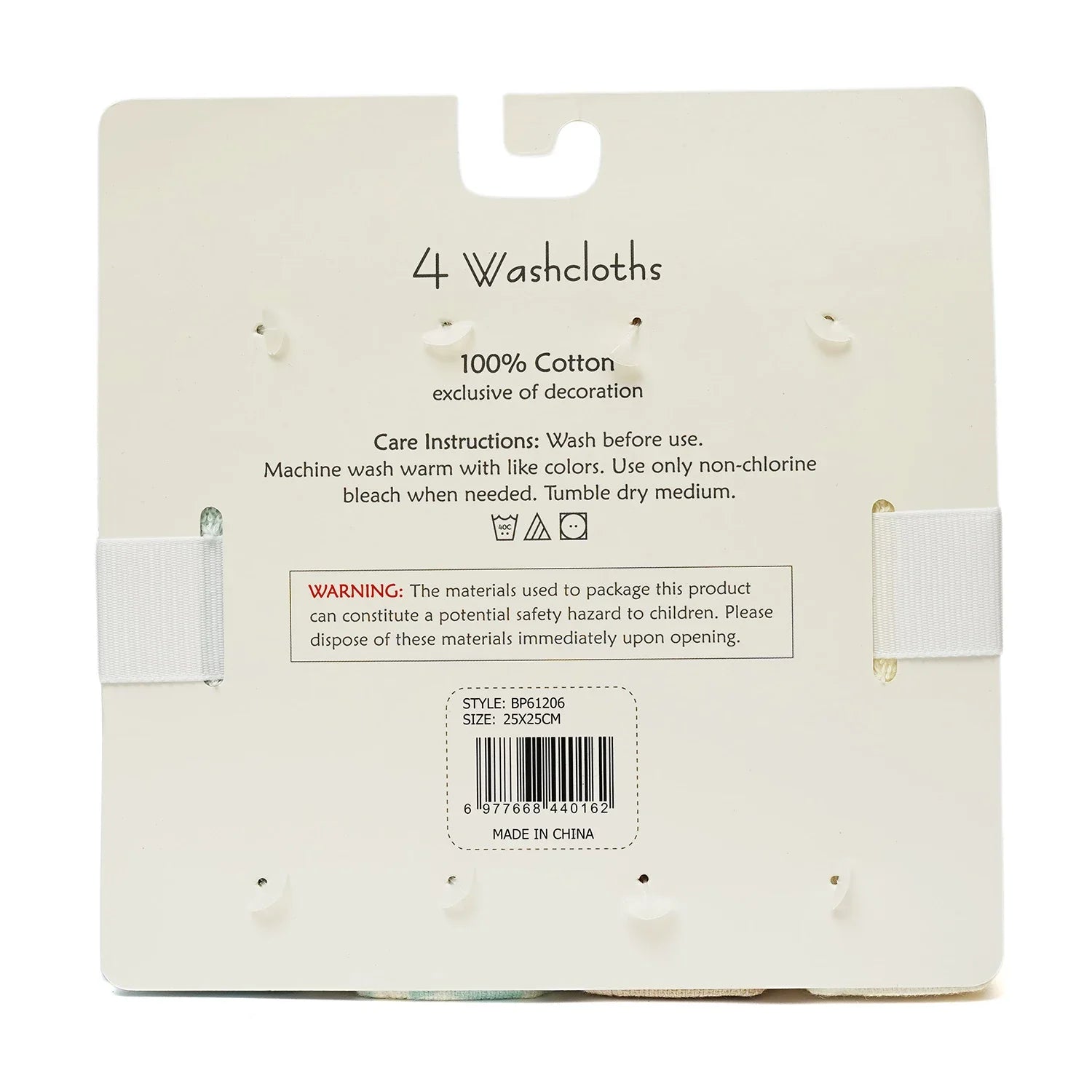 Baby Face Towels – Pack of 4 Soft Washcloths