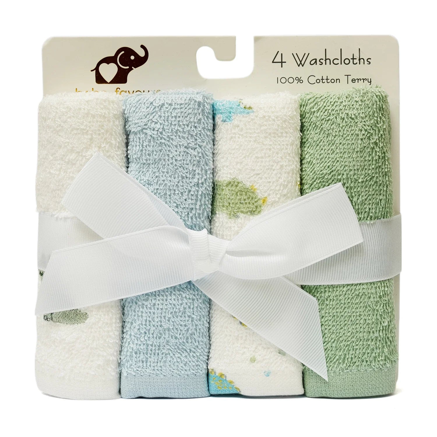 Baby Face Towels – Pack of 4 Soft Washcloths