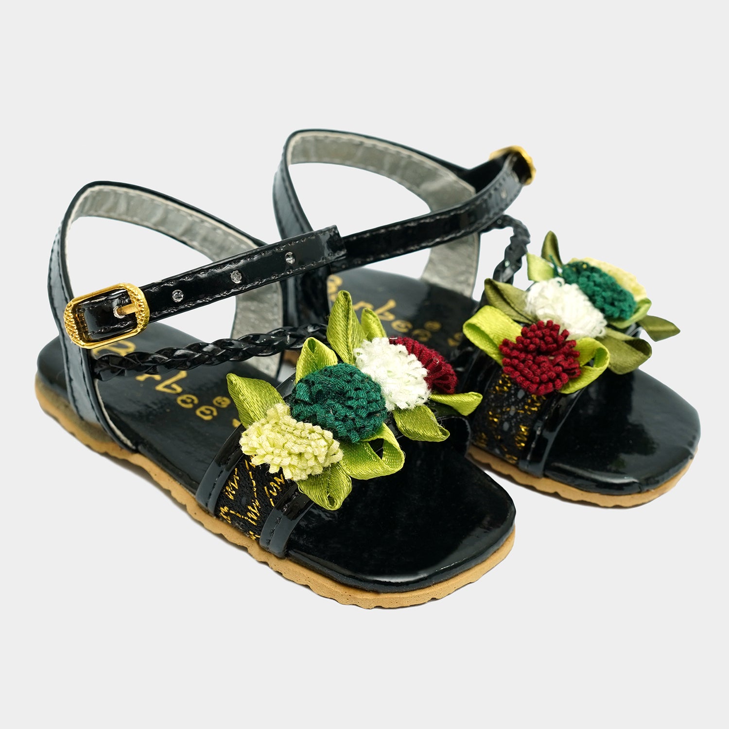 Girls Floral Sandals – Elegant & Comfy