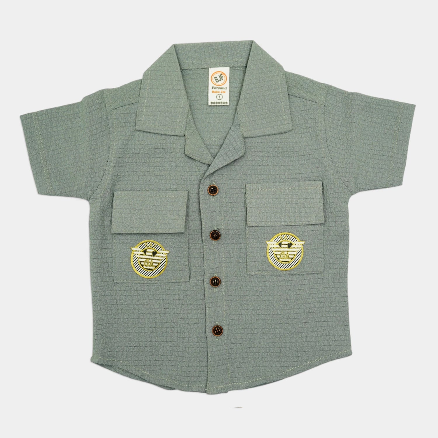 Boys Cotton Suit BJF Style – Half Sleeve Shirt & Shorts