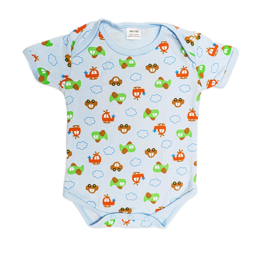 3-Pack Candy Twirl Rompers