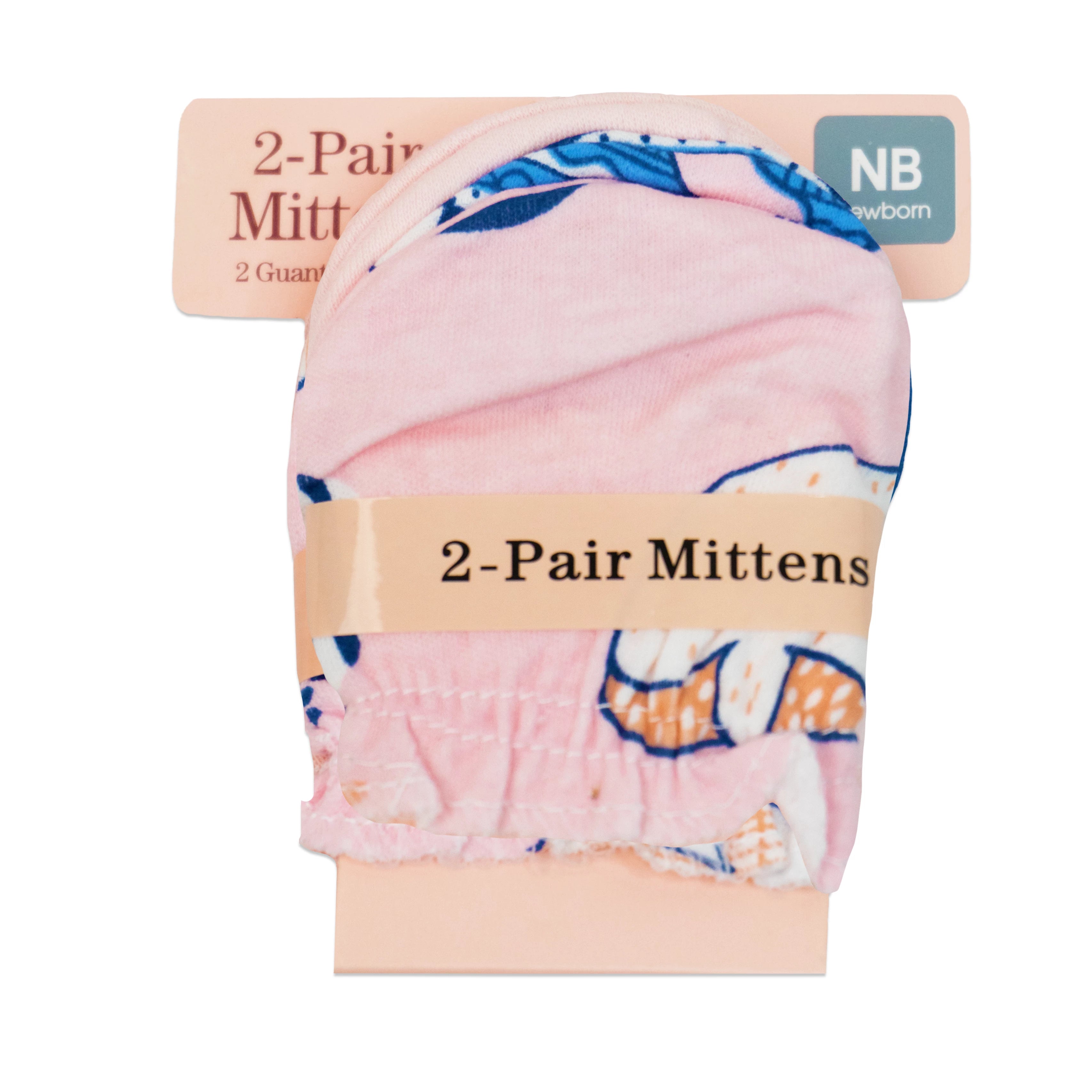 Baby Cotton Mittens Pack of 2