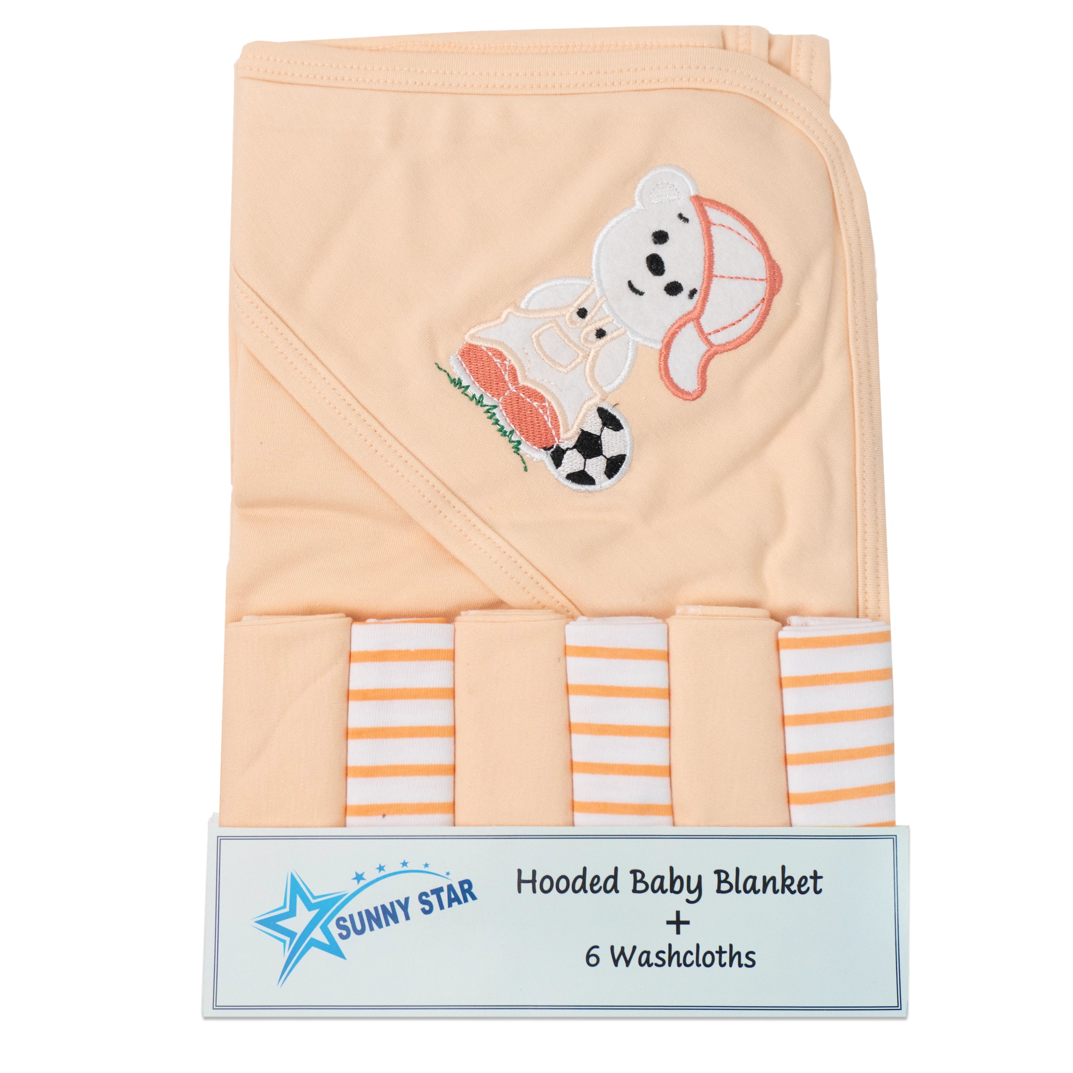Sunny Star Baby 7 Pcs Towel Set | Soft & Absorbent Towels for Newborns