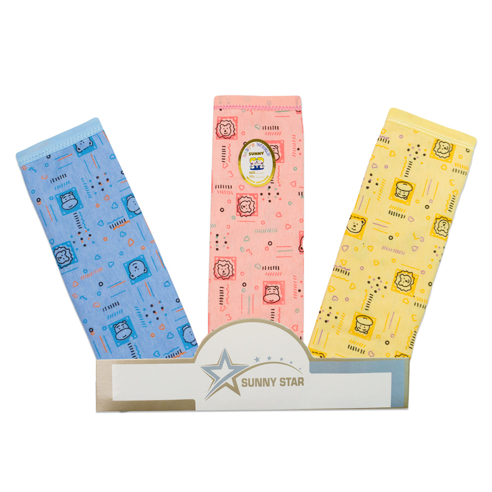 Baby Face Towel Pack of 3 – Double Ply Softness