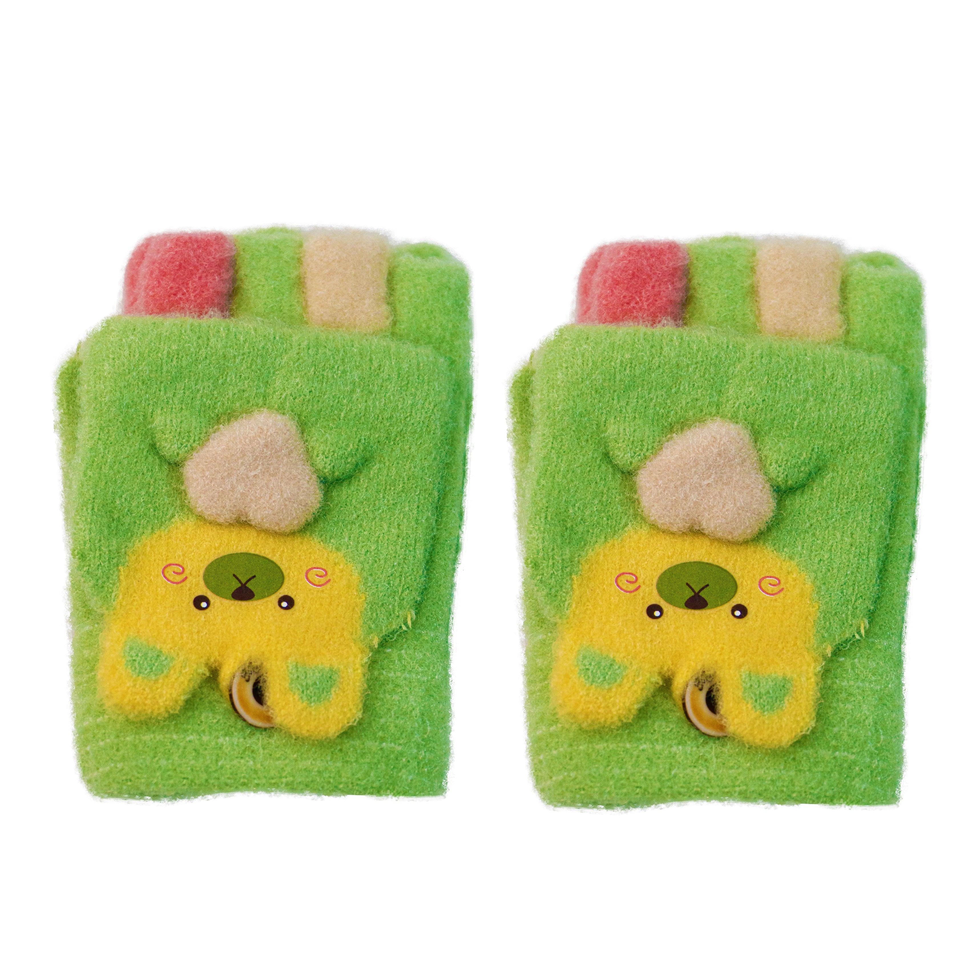 Aiyi Wool Half-Finger Gloves – Warm and Functional