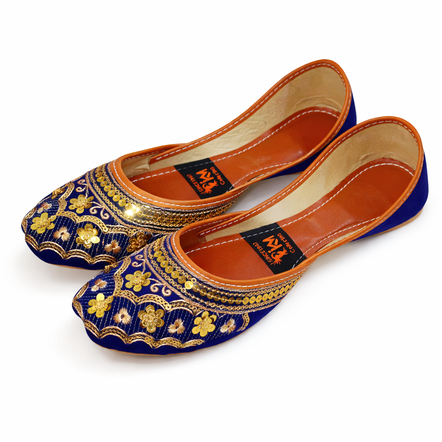 Women Traditional Khussa Shoes – Handmade Embroidered Punjabi Khussa Flats for Women | Wedding & Party Wear