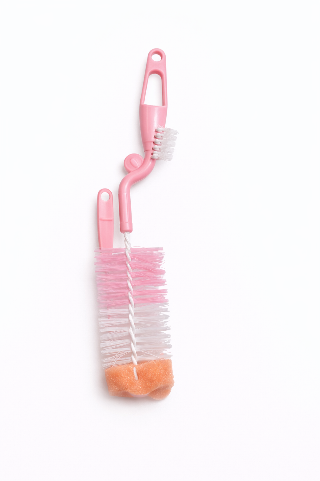 Baby Bottle Cleaning Brush with Sponge & Nipple Cleaner | Soft Bristles