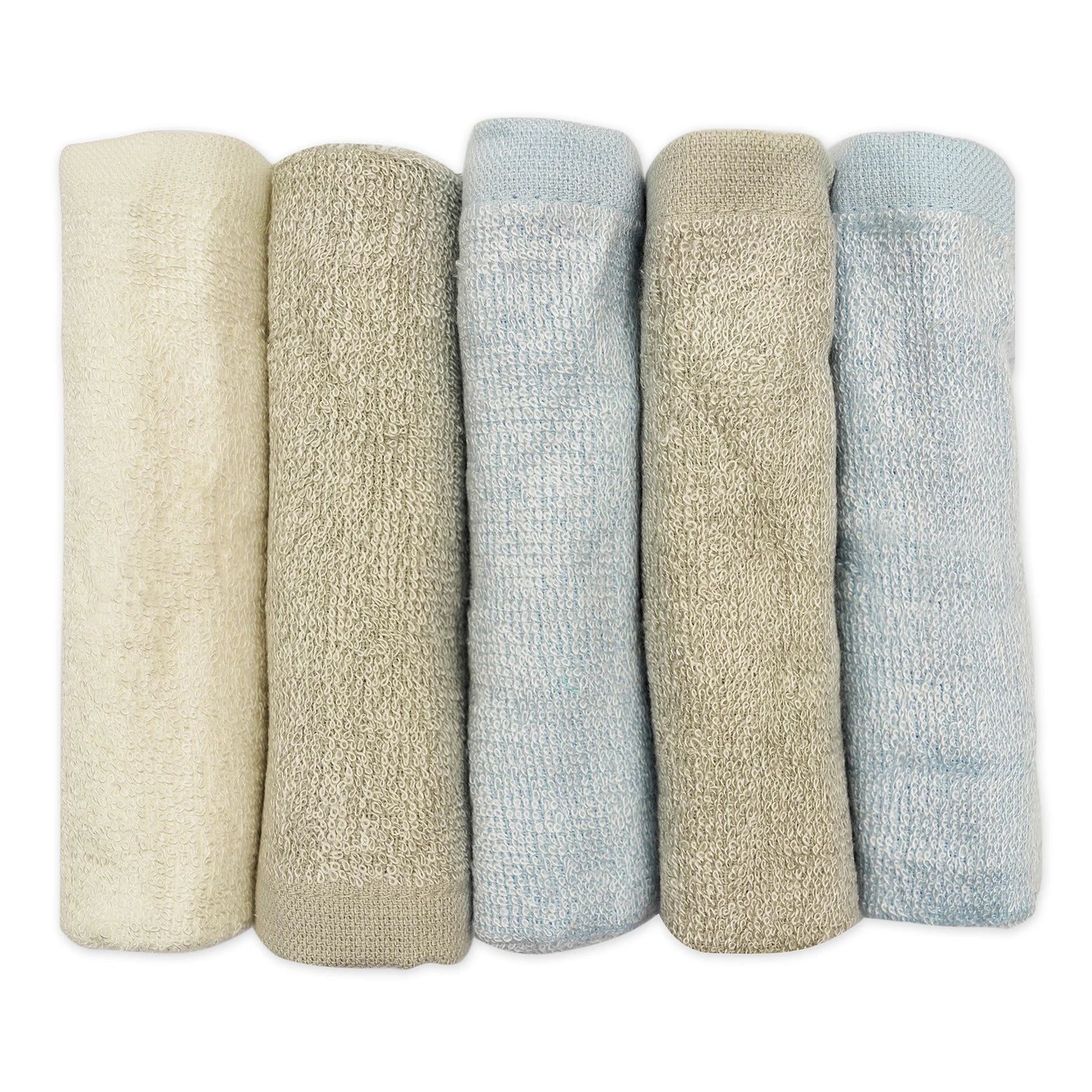 Bebe 5-Pack Bamboo Rayon Washcloths – Soft & Absorbent
