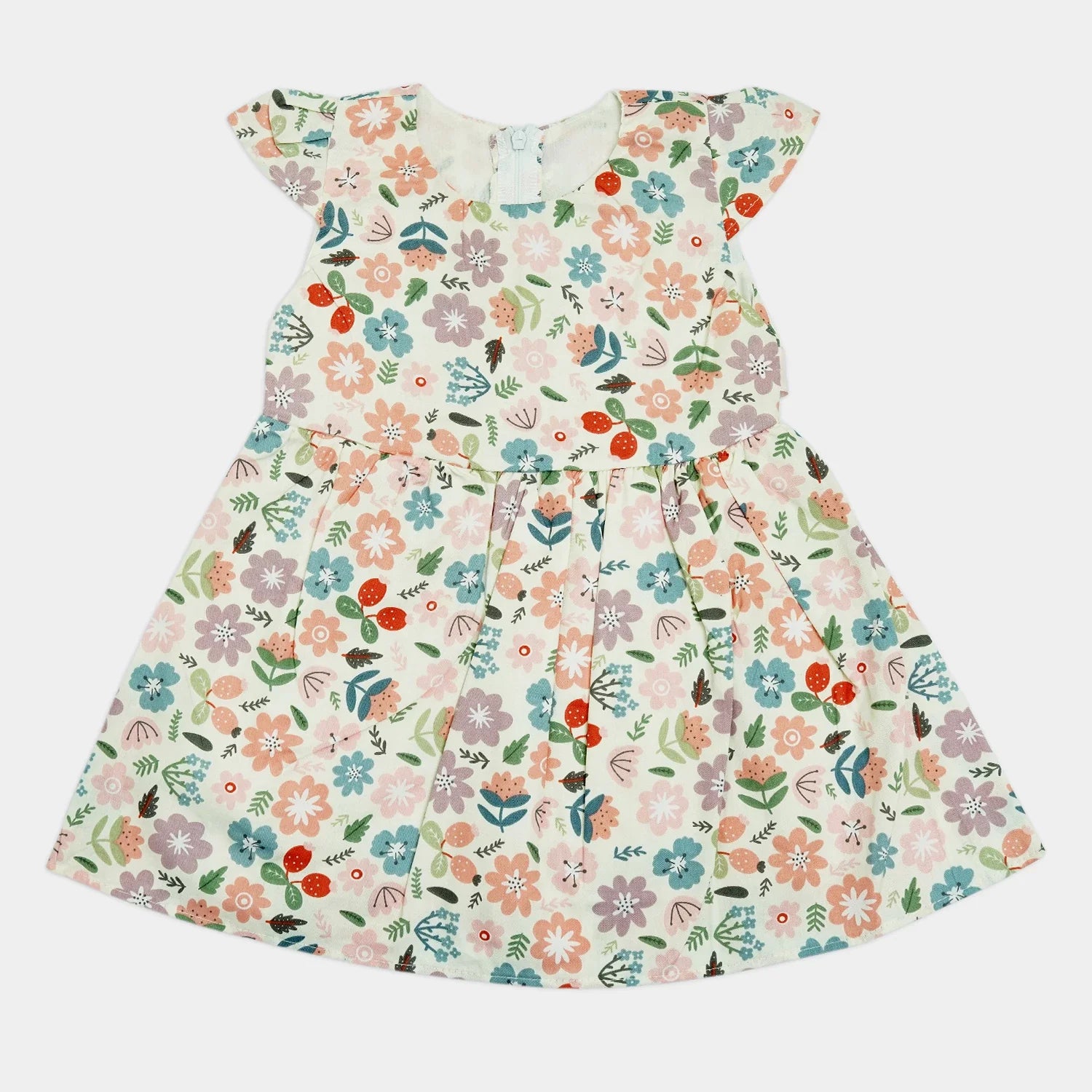 Girl’s Sleeveless Frock with Ribbon