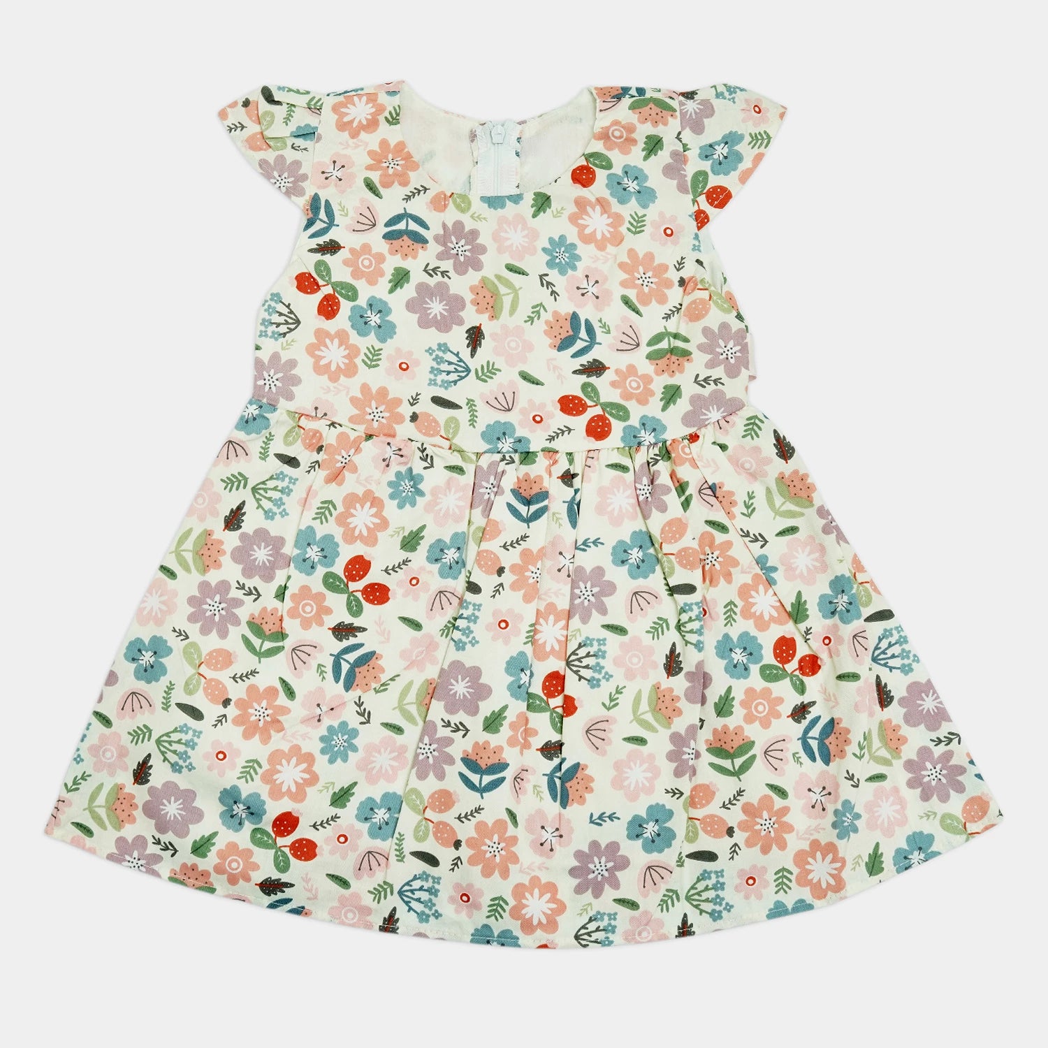 Girl’s Sleeveless Frock with Ribbon