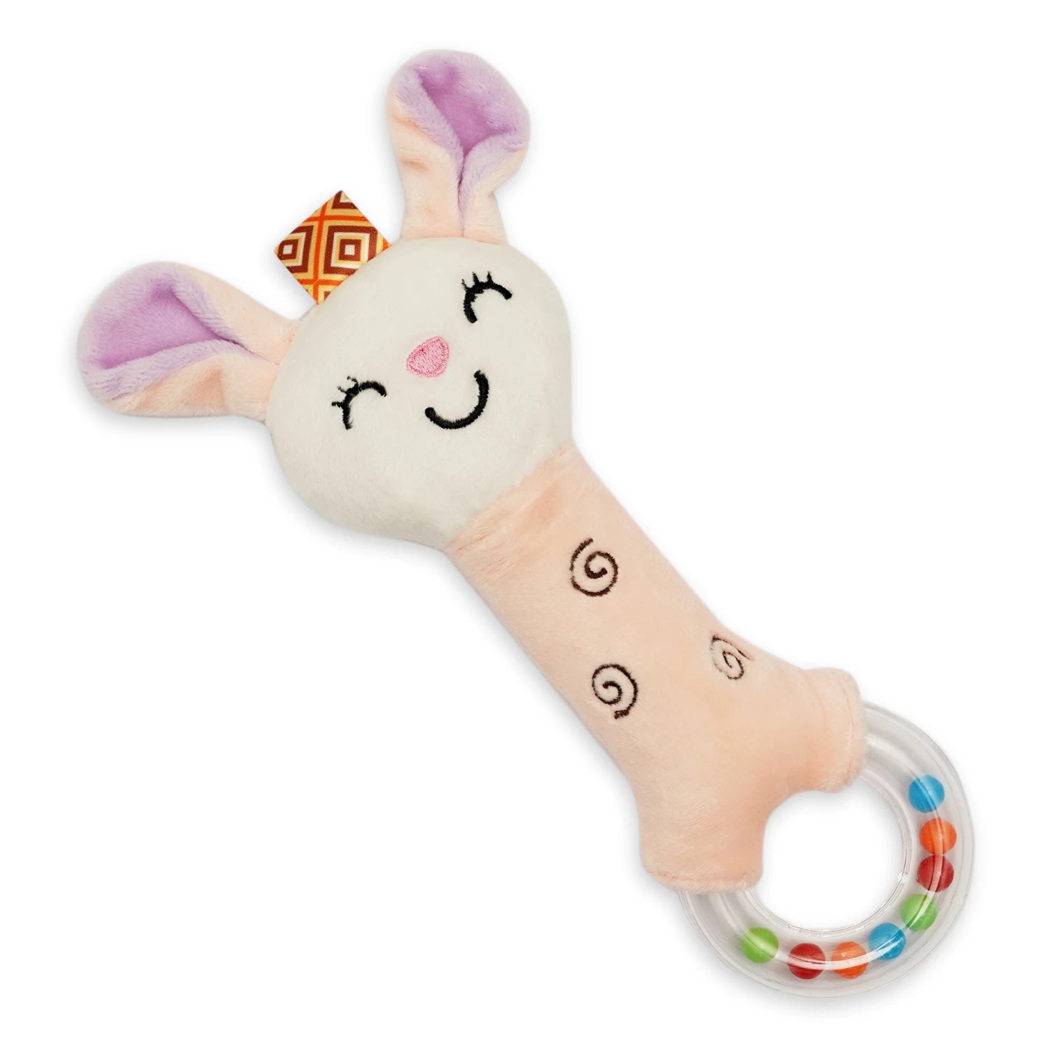 Soft Plush Animal Rattle – 1 Piece