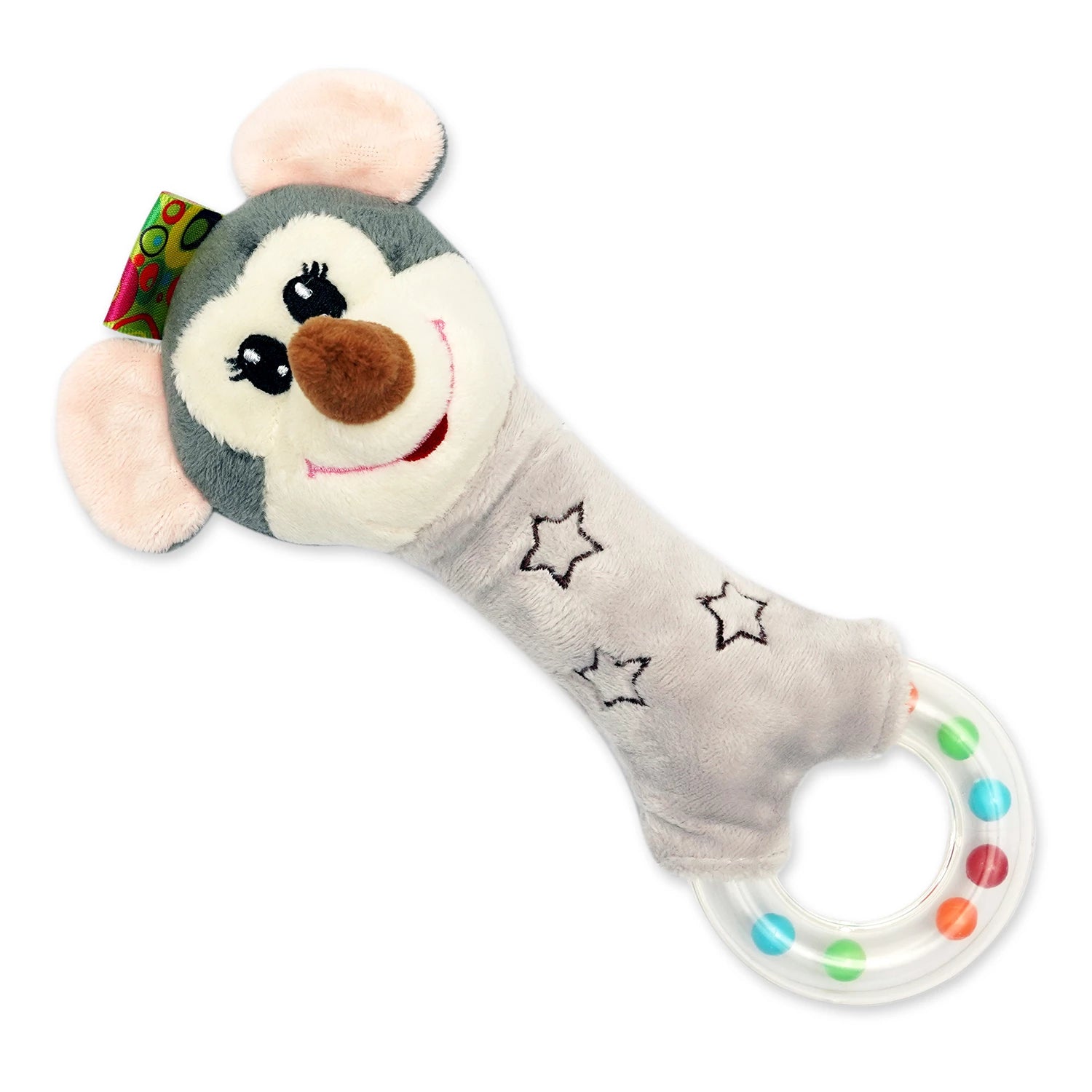 Soft Plush Animal Rattle – 1 Piece