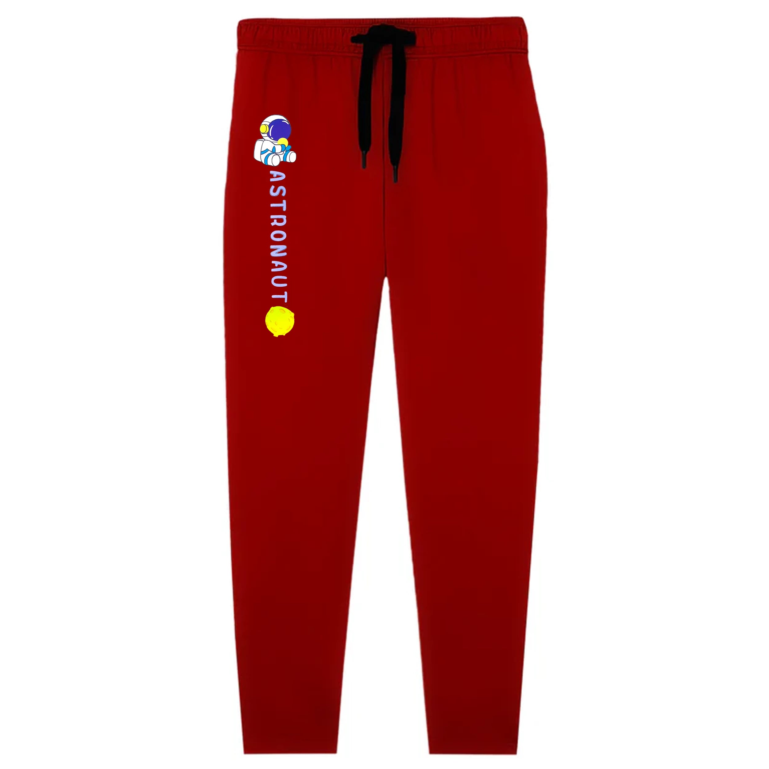 Kids Jersey Cotton Sticker Trousers – Red
