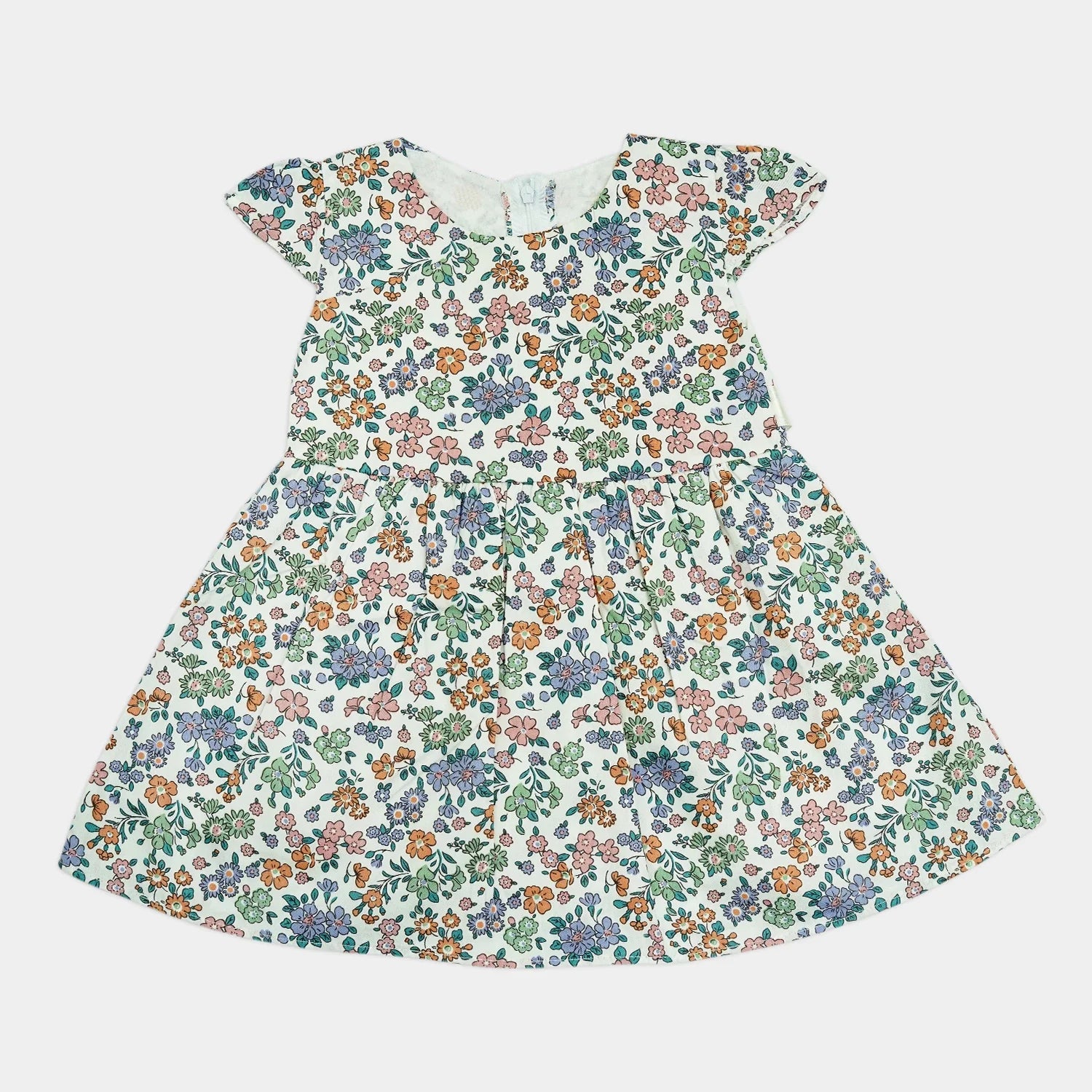 Girl’s Sleeveless Frock with Ribbon