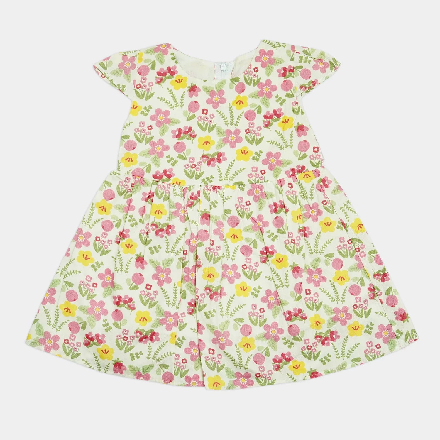 Girl’s Sleeveless Frock with Ribbon