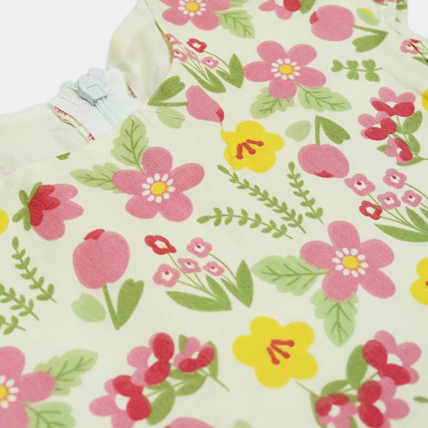 Girl’s Sleeveless Frock with Ribbon