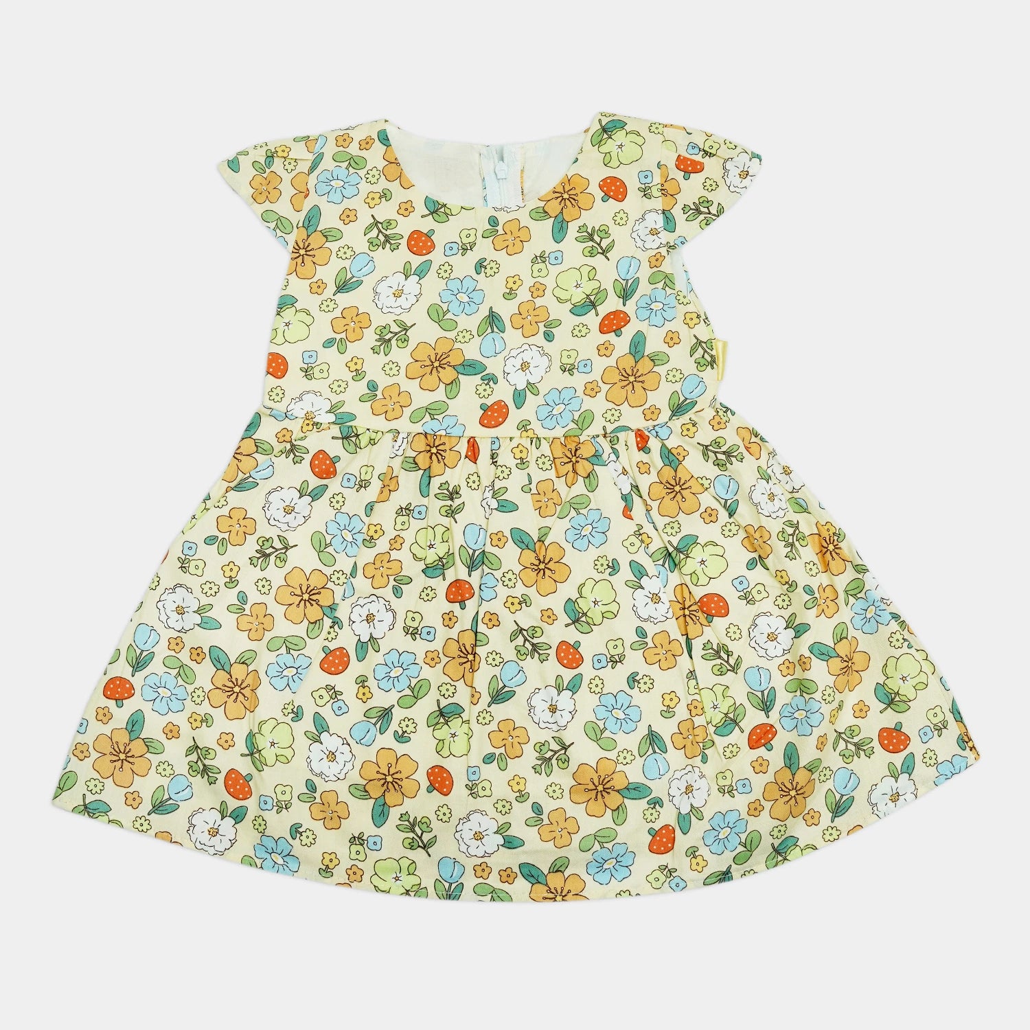 Girl’s Sleeveless Frock with Ribbon
