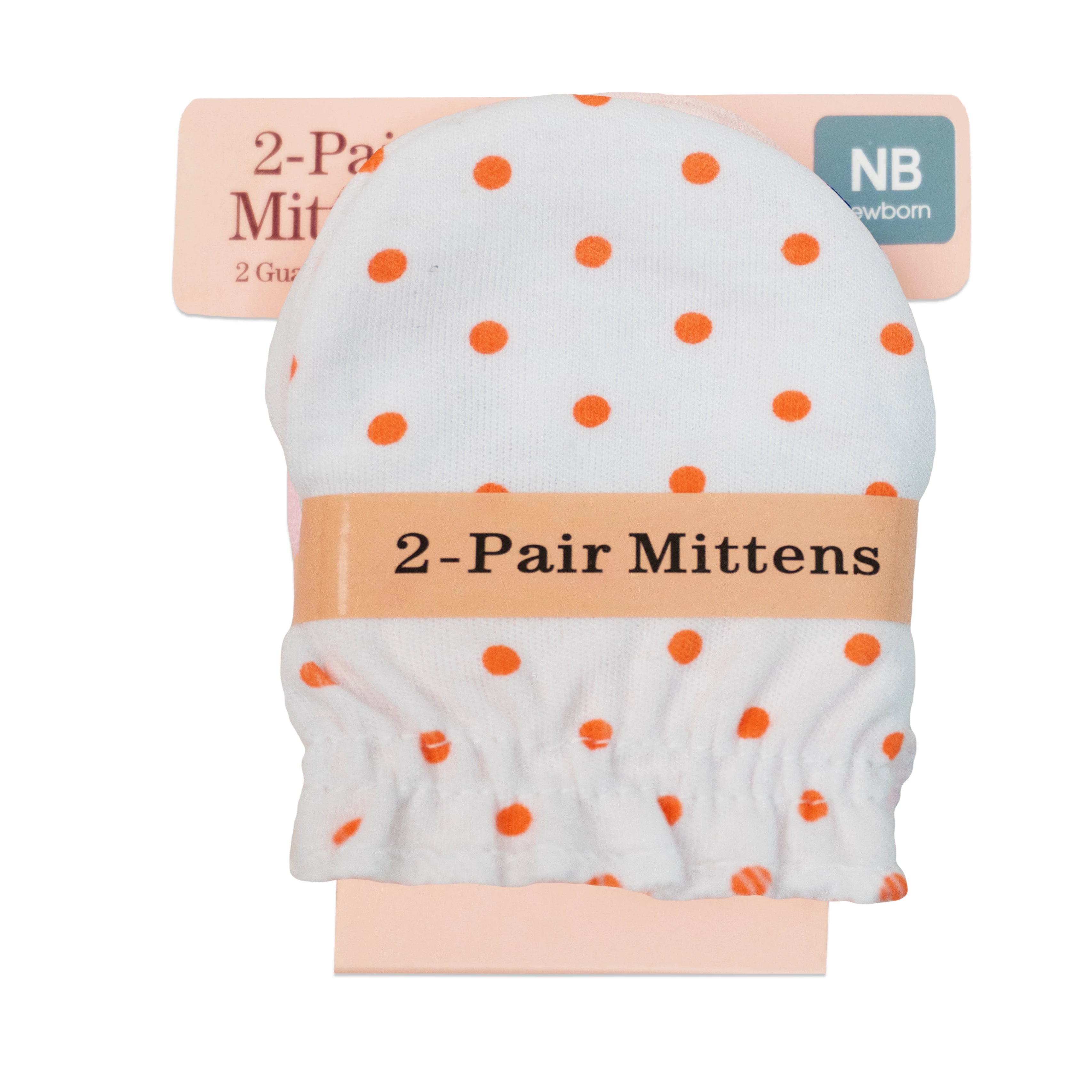 Baby Cotton Mittens Pack of 2
