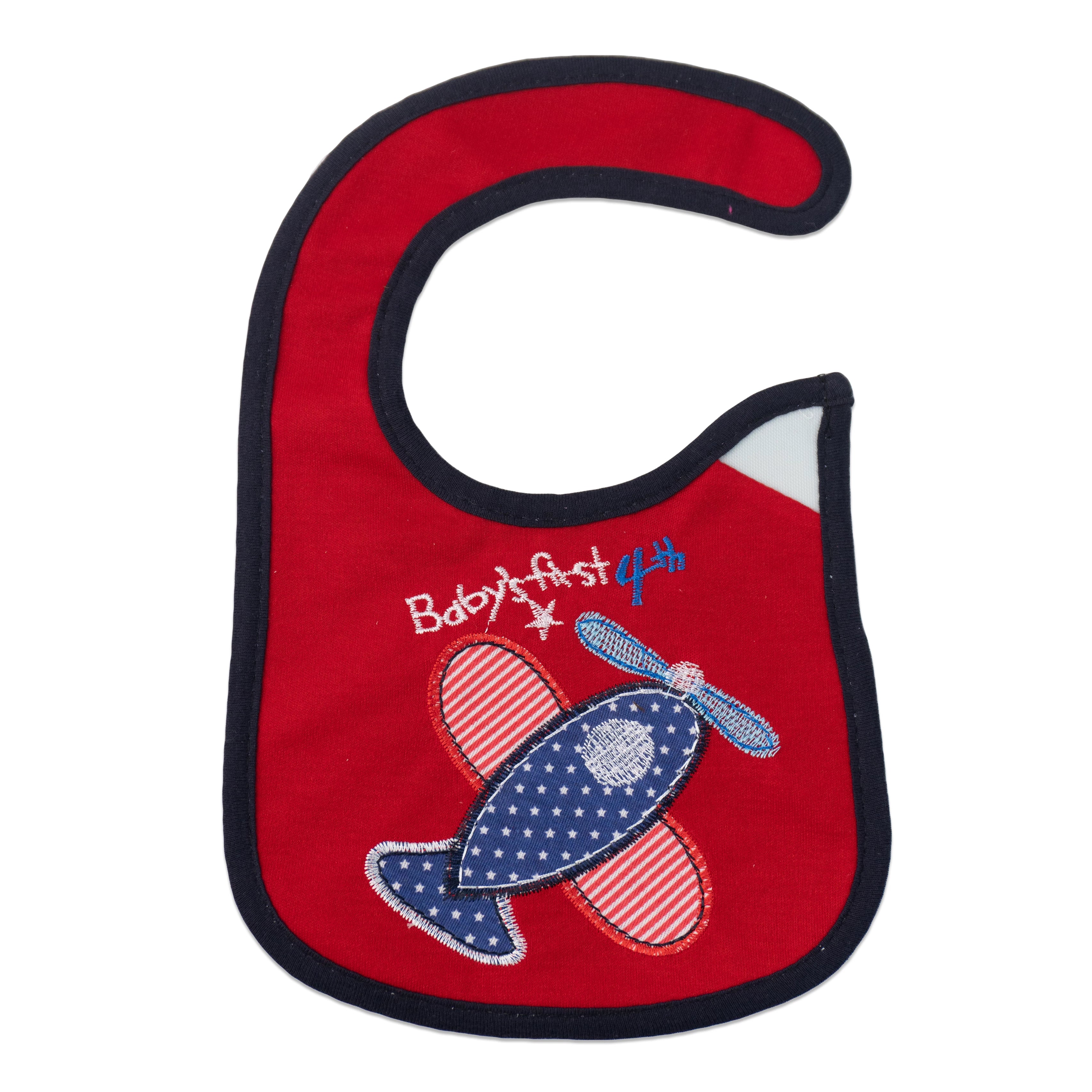 Side Velcro Cotton Baby Bib – Cute and Stylish