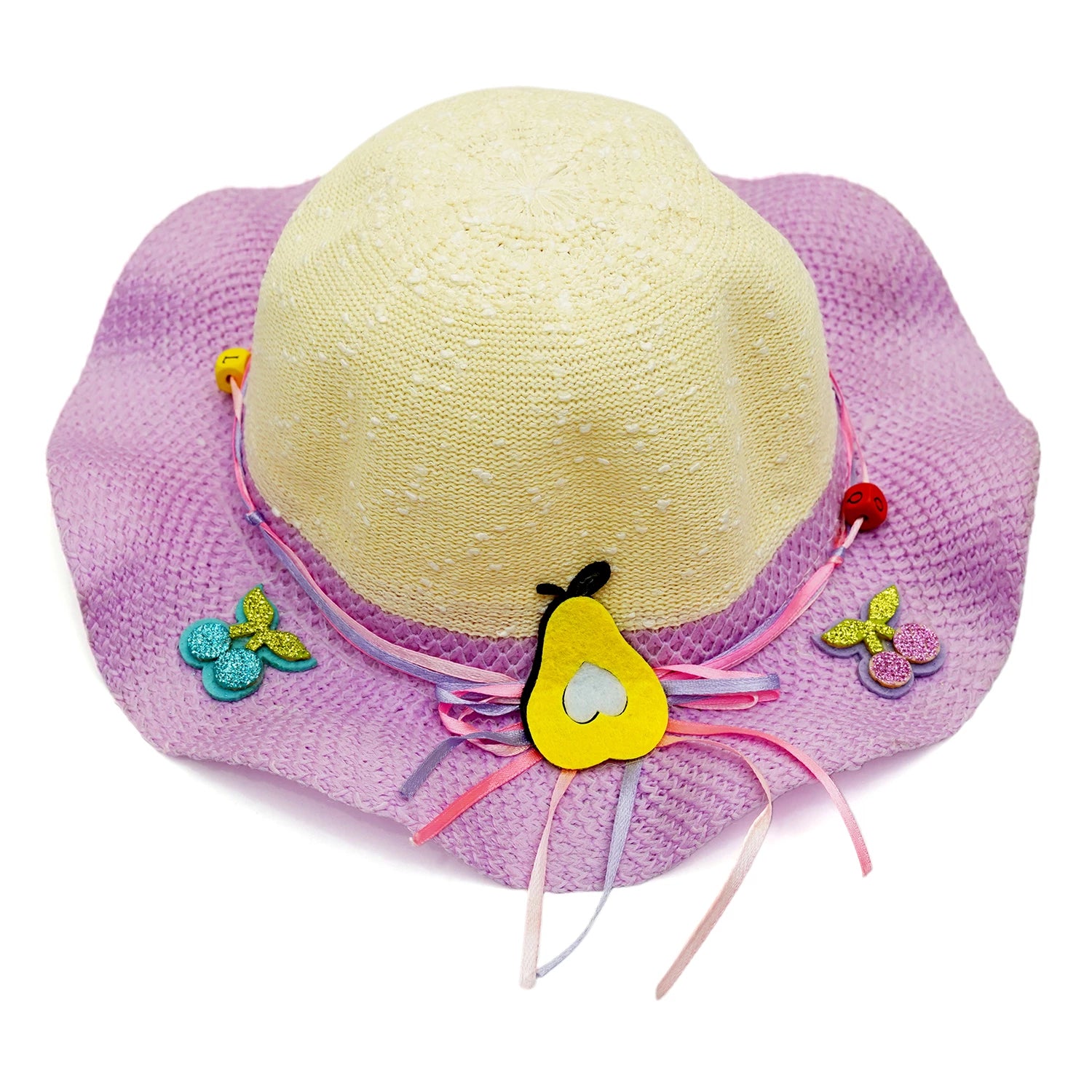 Girls' Stylish Hat Cap - Purple