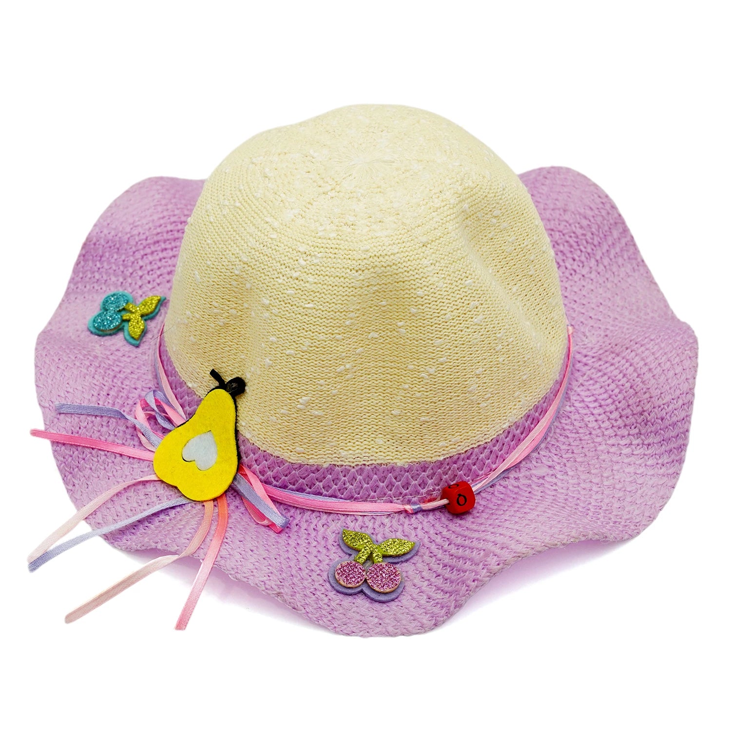 Girls' Stylish Hat Cap - Purple