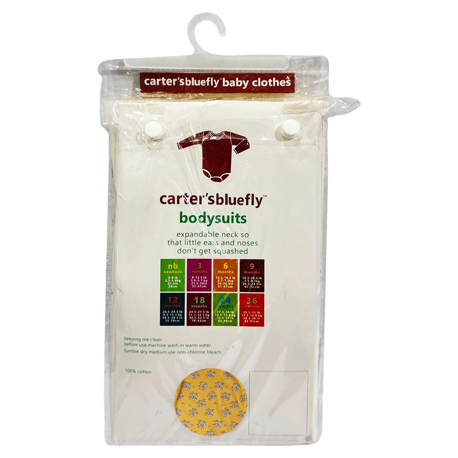 Carter’s Baby Bodysuits – Pack of 5 Soft Cotton Rompers