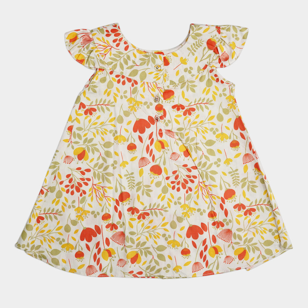 Girl Frock with Shorts and Bow