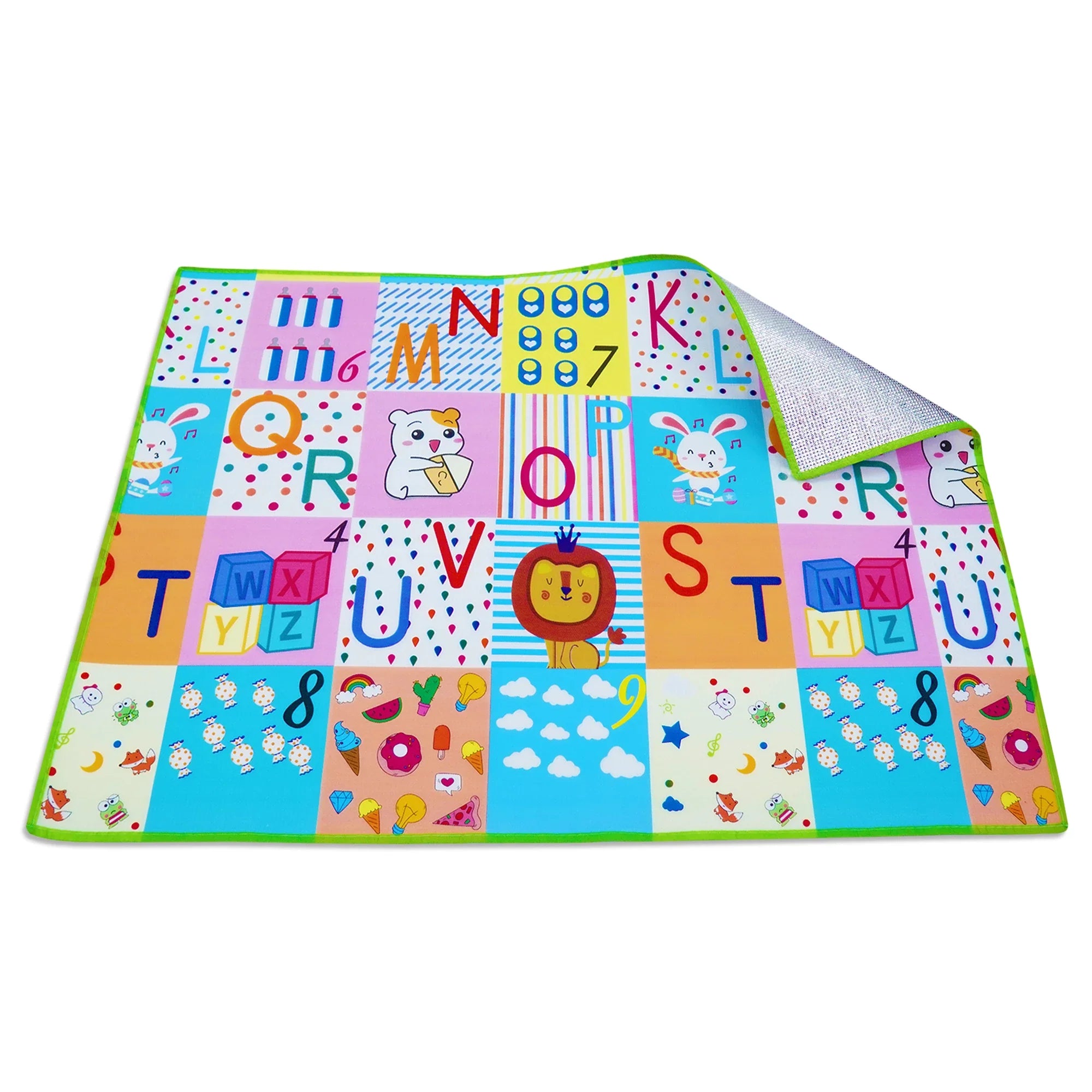 Pearl Cotton Folding Baby Anti-Fall Crawling Mat