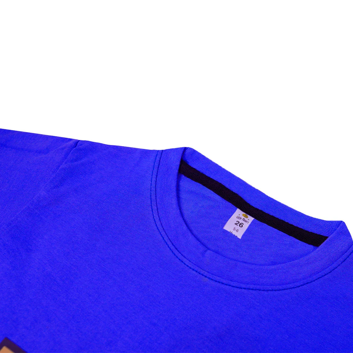 Boys Jersey Cotton Sticker T-Shirt - Pack Of 5