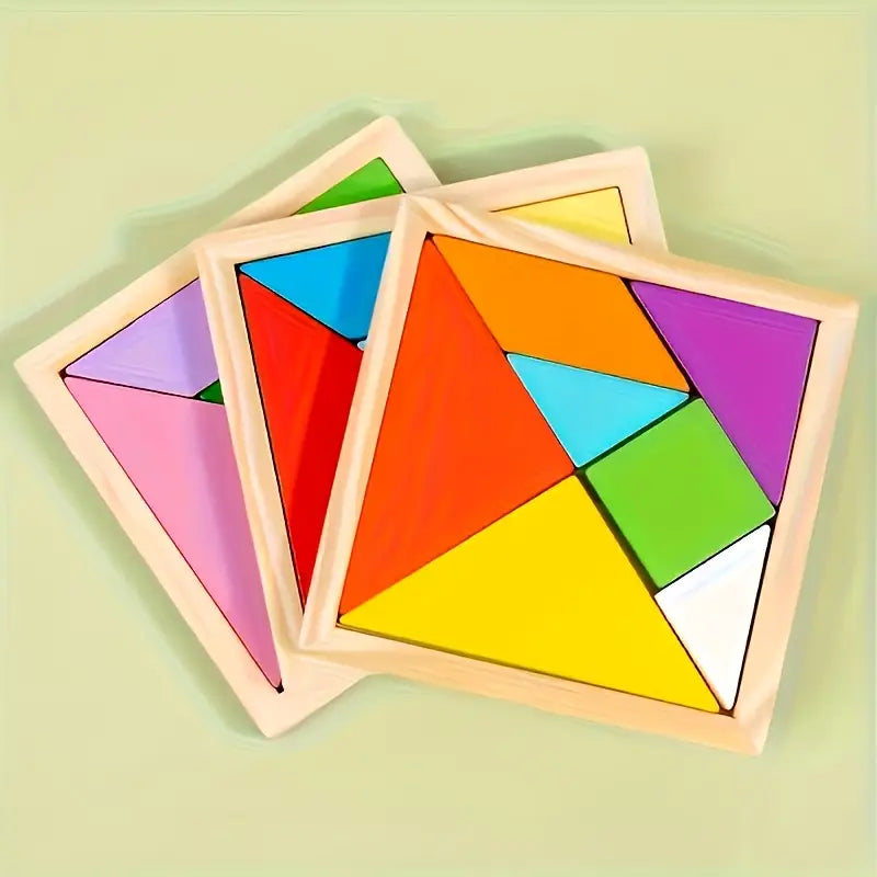 Wooden Tangram Puzzle for Kids